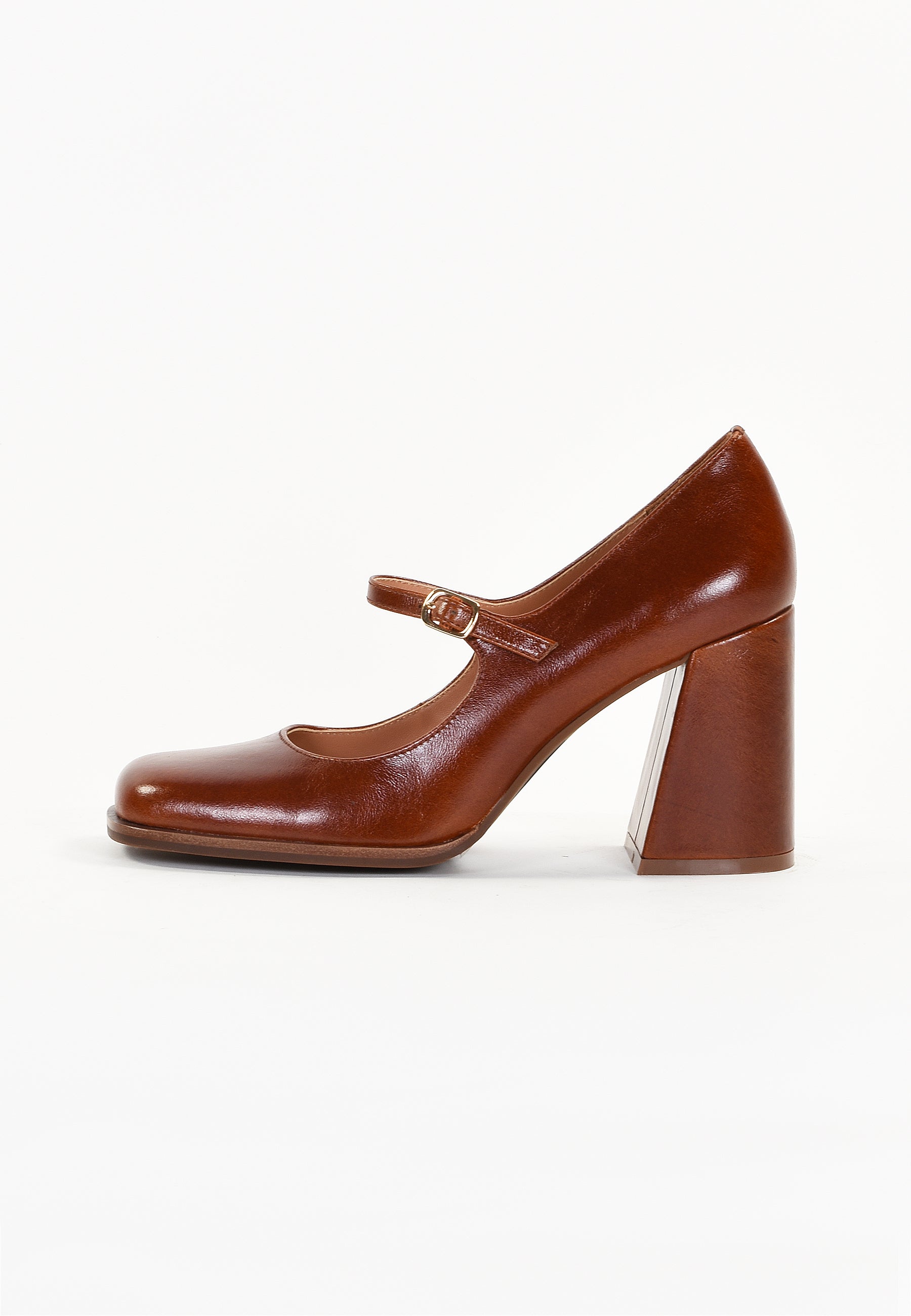 TILLY PUMPS - COGNAC