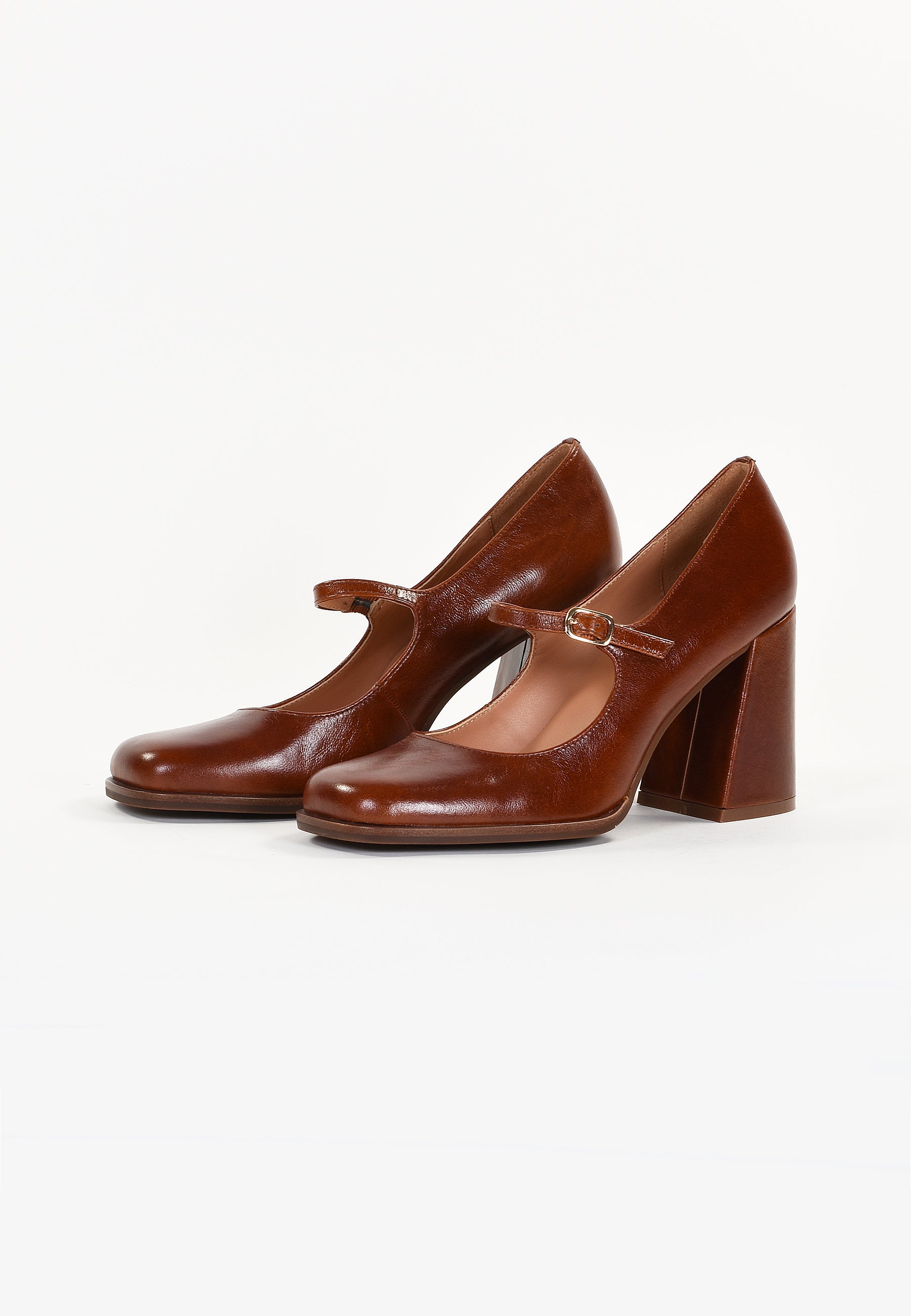 TILLY PUMPS - COGNAC