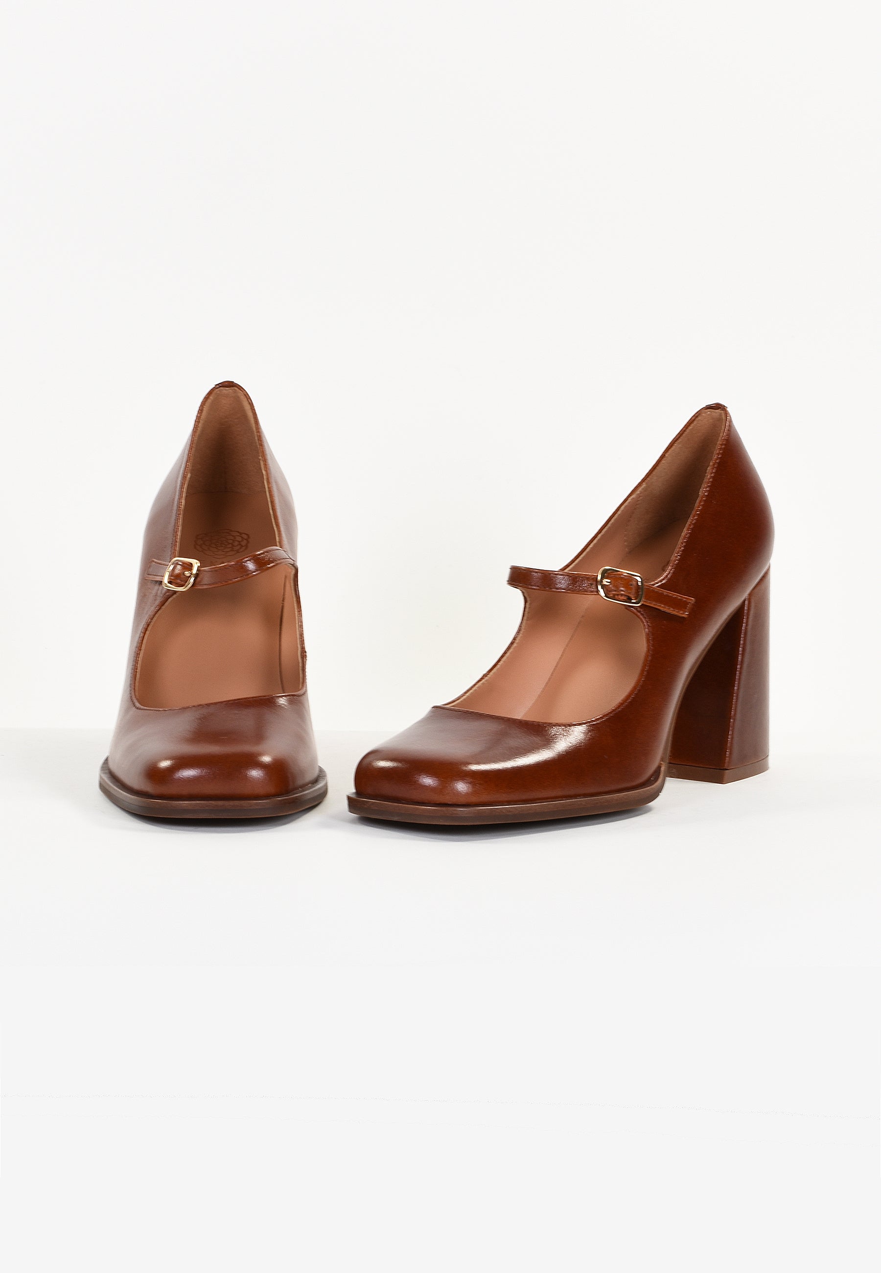 ESCARPINS TILLY - COGNAC