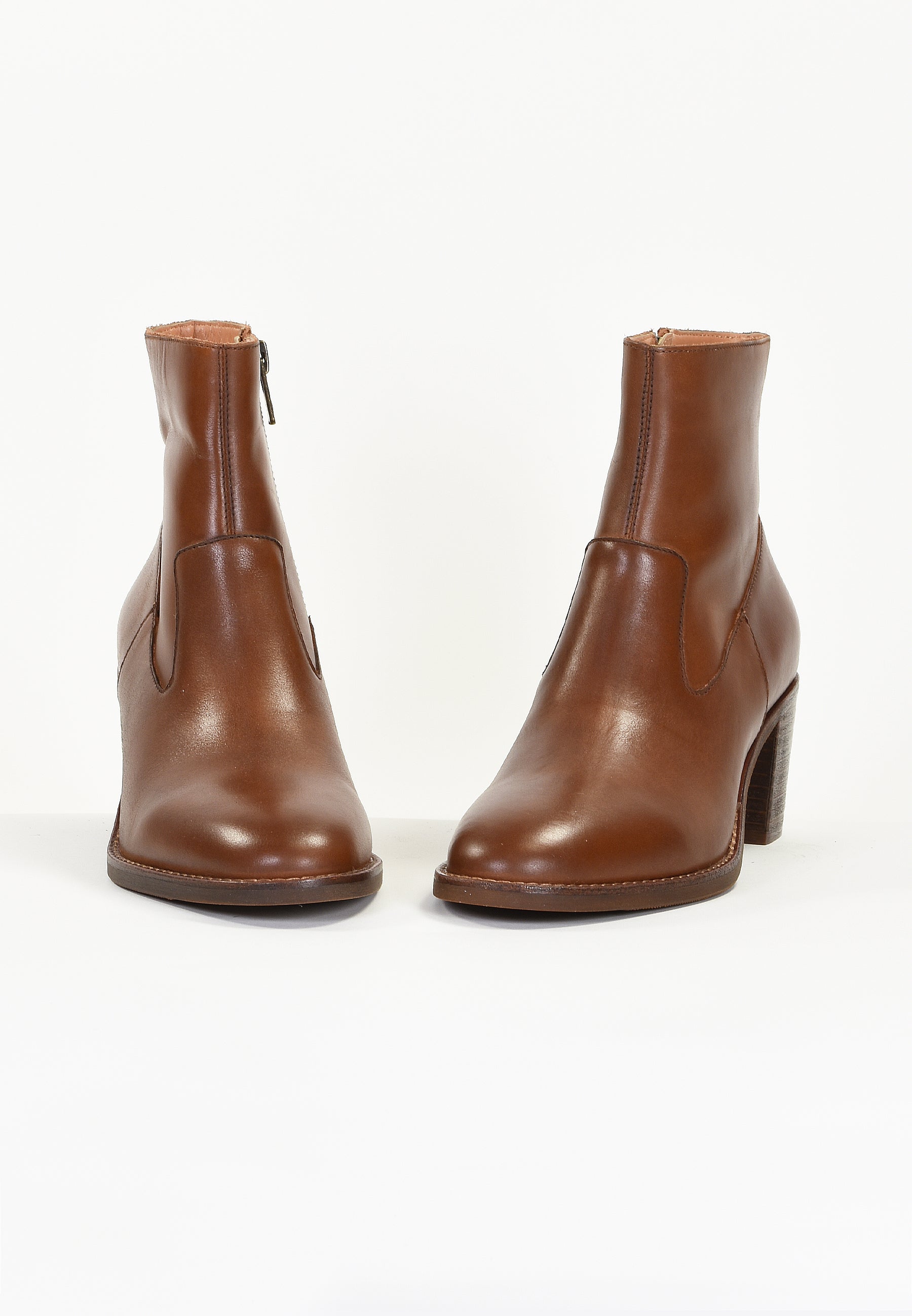 BOTTINES VESCE - COGNAC