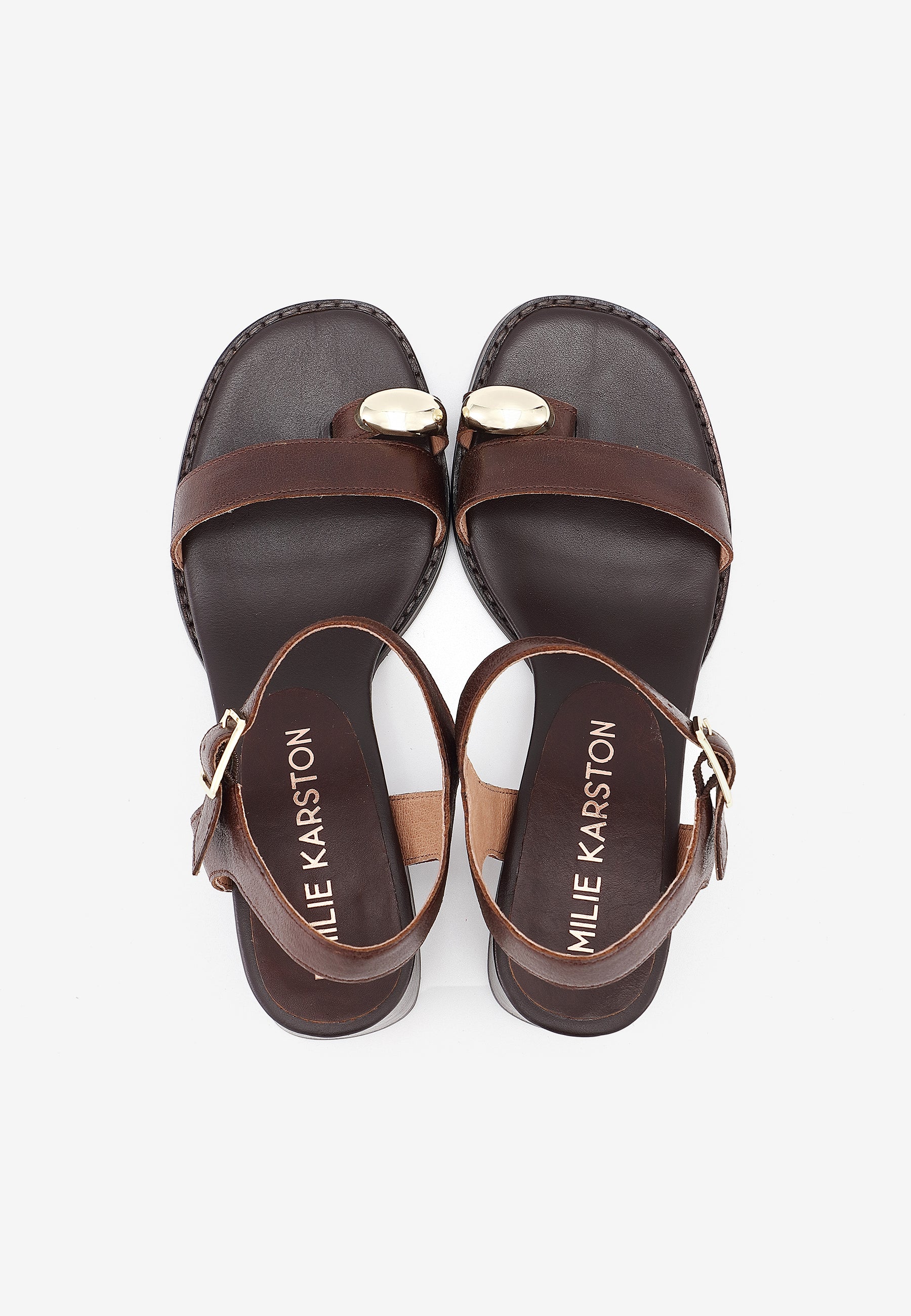 SANDALES ANAIS - MARRON