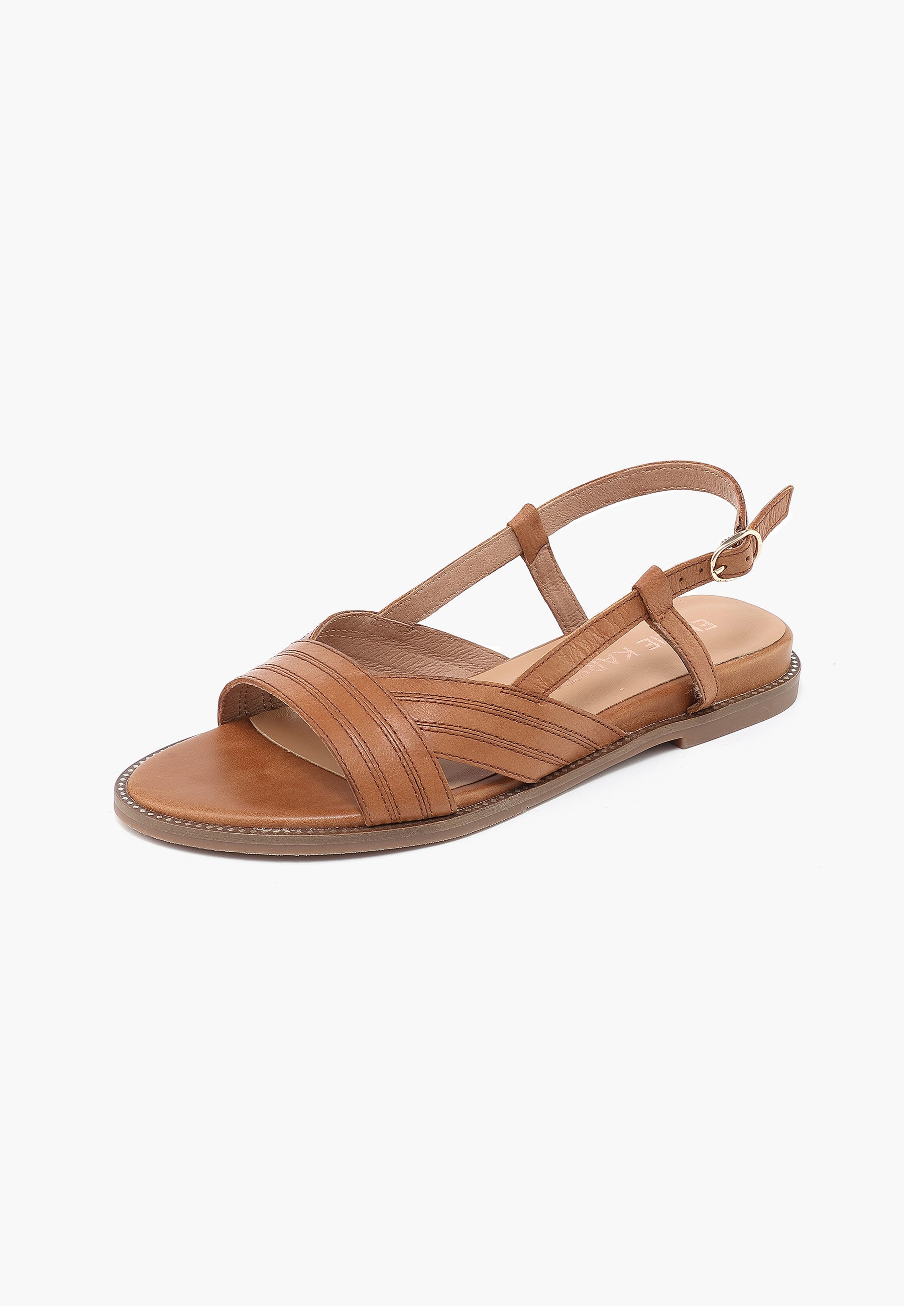 SANDALES PLATES ANISSA - CAMEL