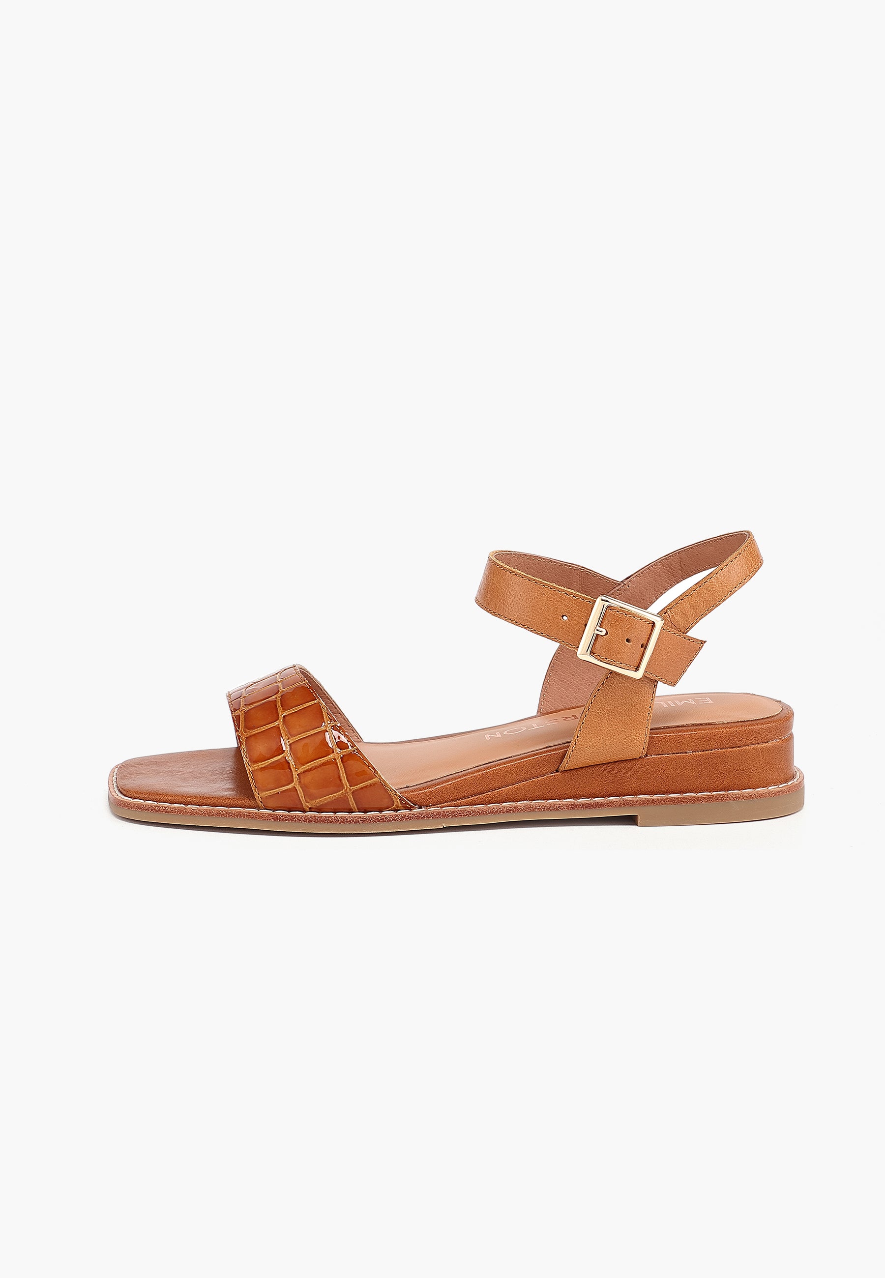 SANDALES AUDE - COGNAC