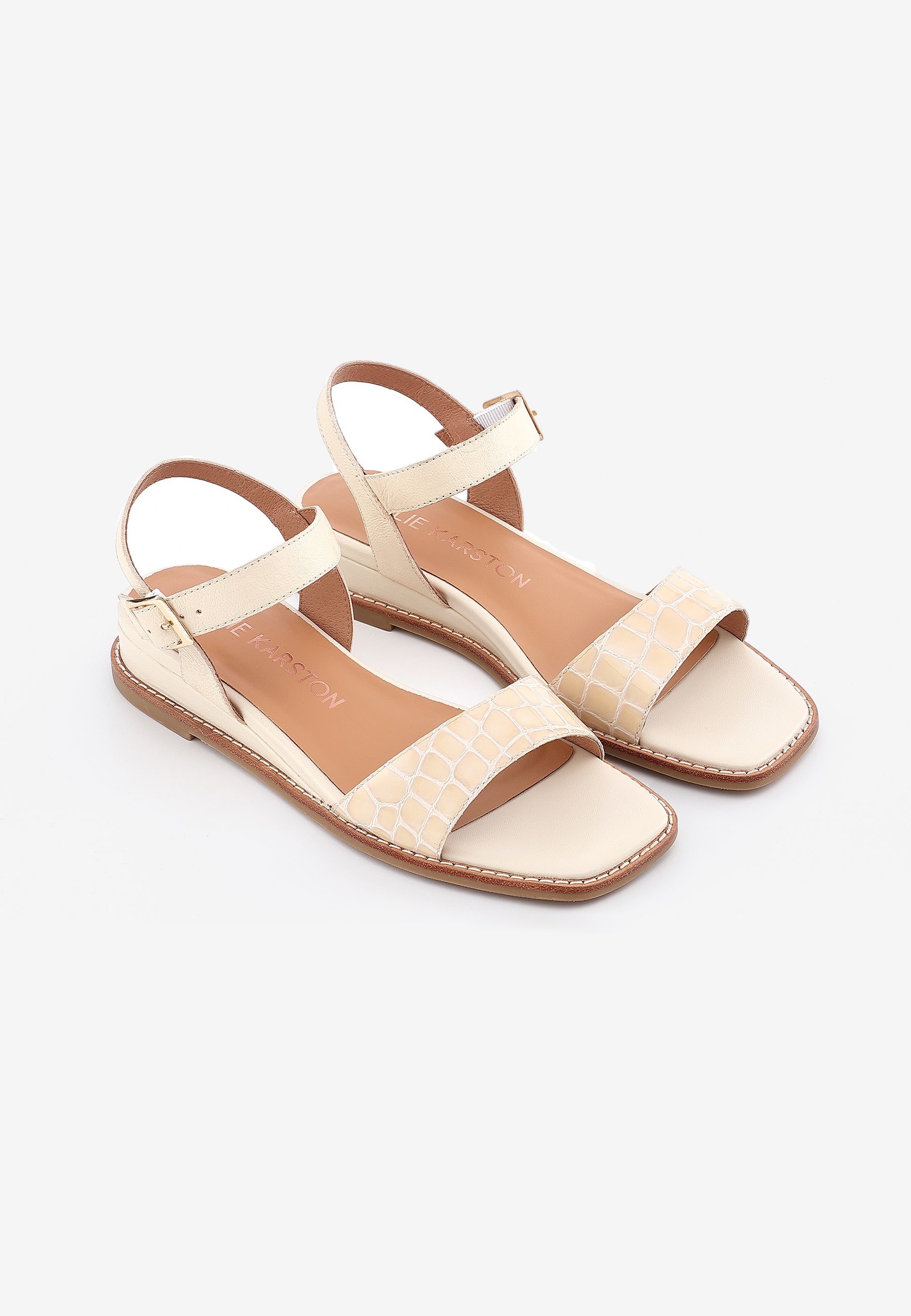 SANDALES AUDE - CRÈME