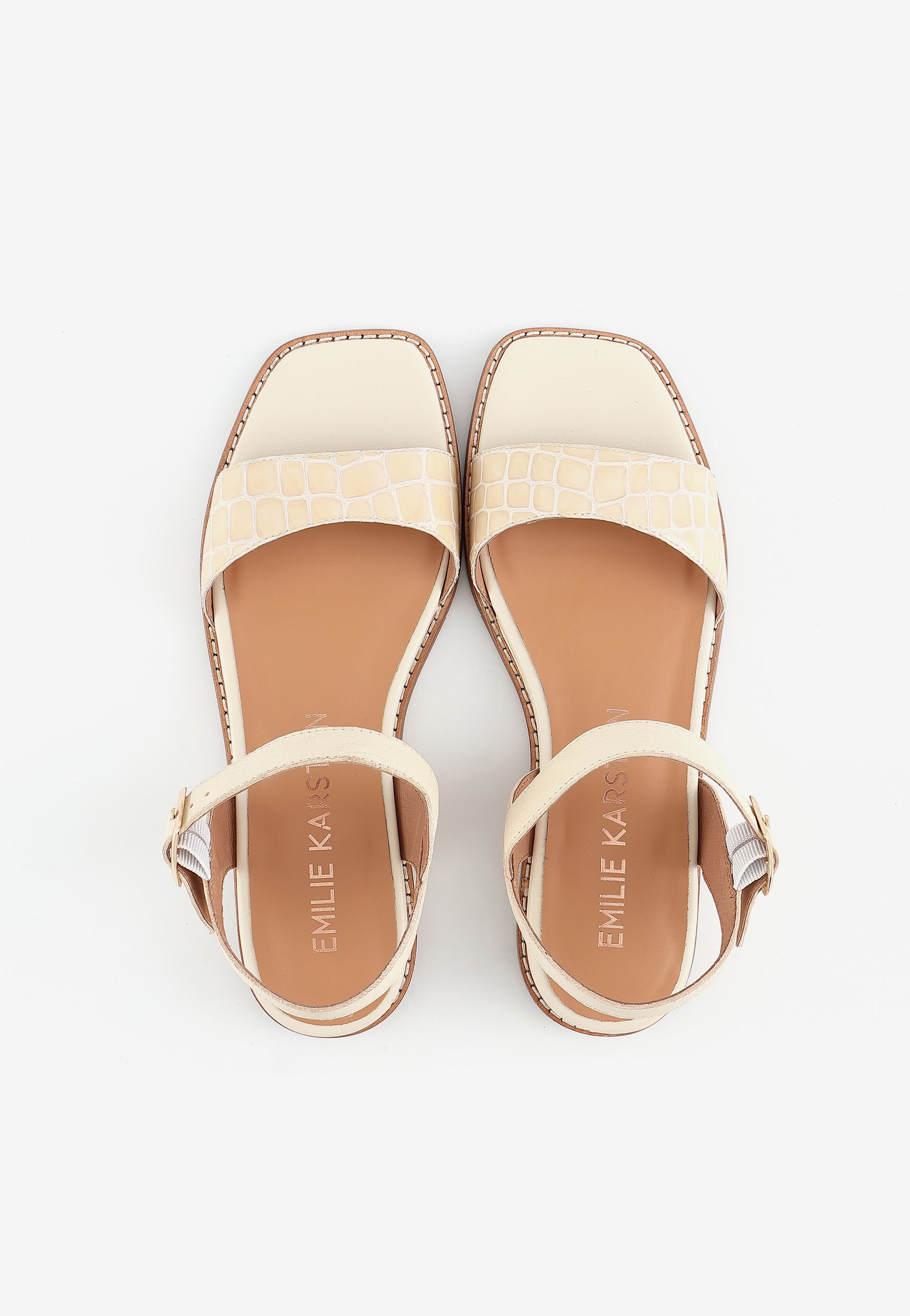 SANDALES AUDE - CRÈME