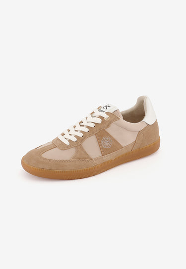 CHERRY - Baskets en cuir Beige