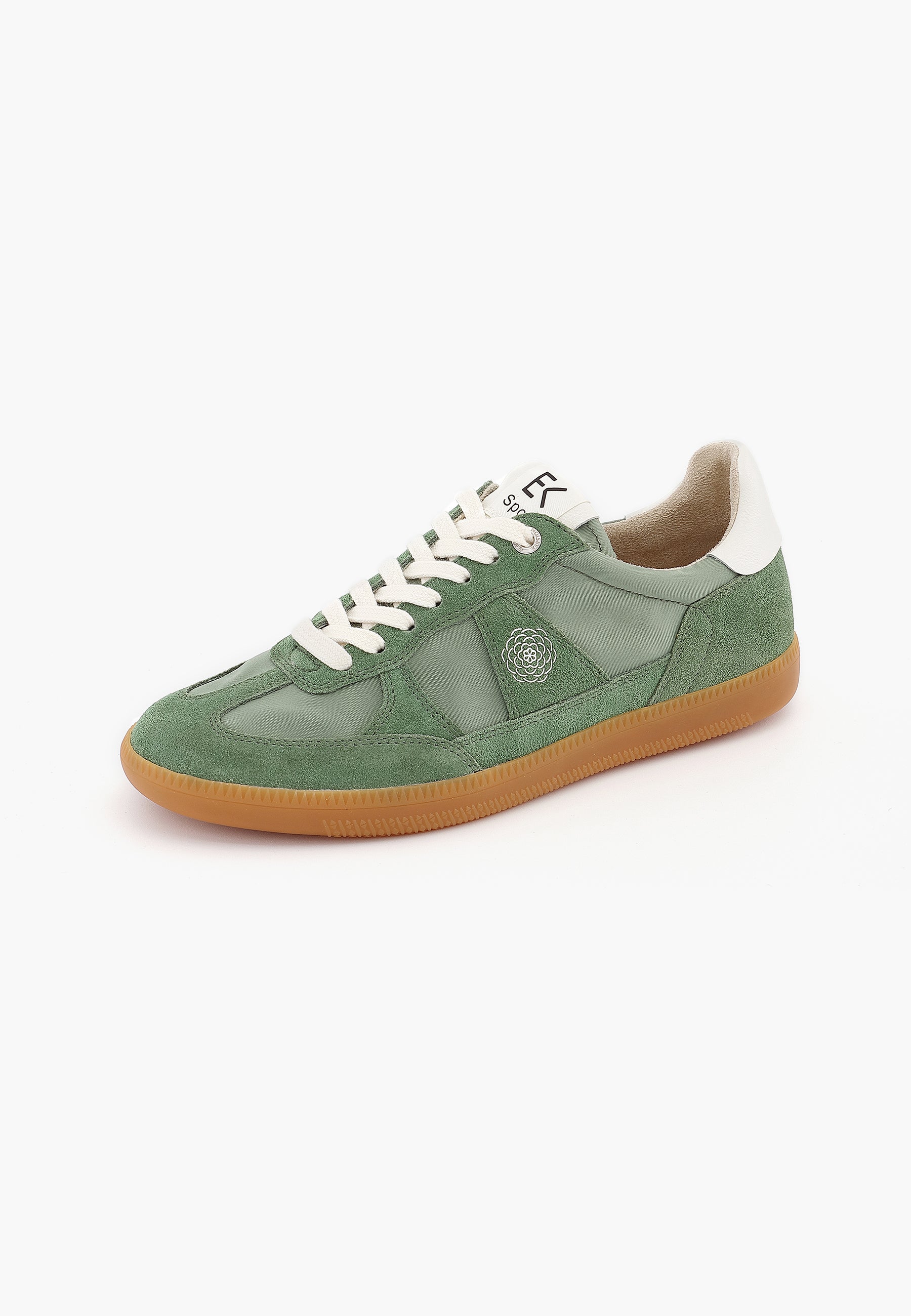 CHERRY - Baskets en cuir Vert