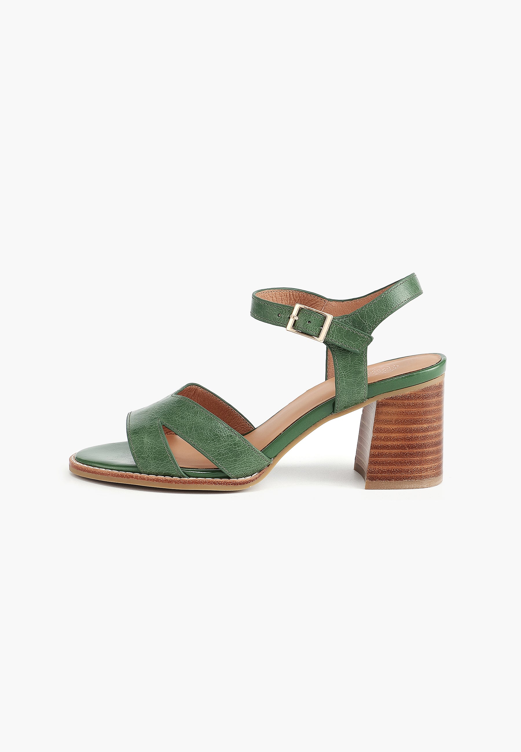 SANDALES À TALONS EDEN - VERT