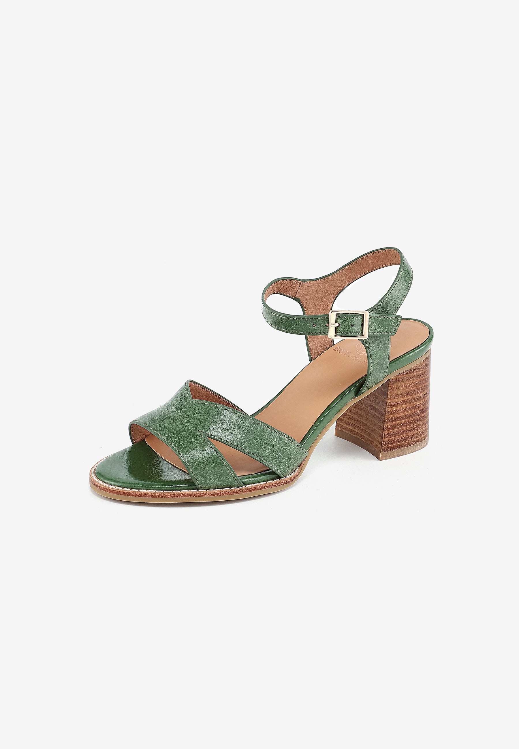 SANDALES À TALONS EDEN - VERT