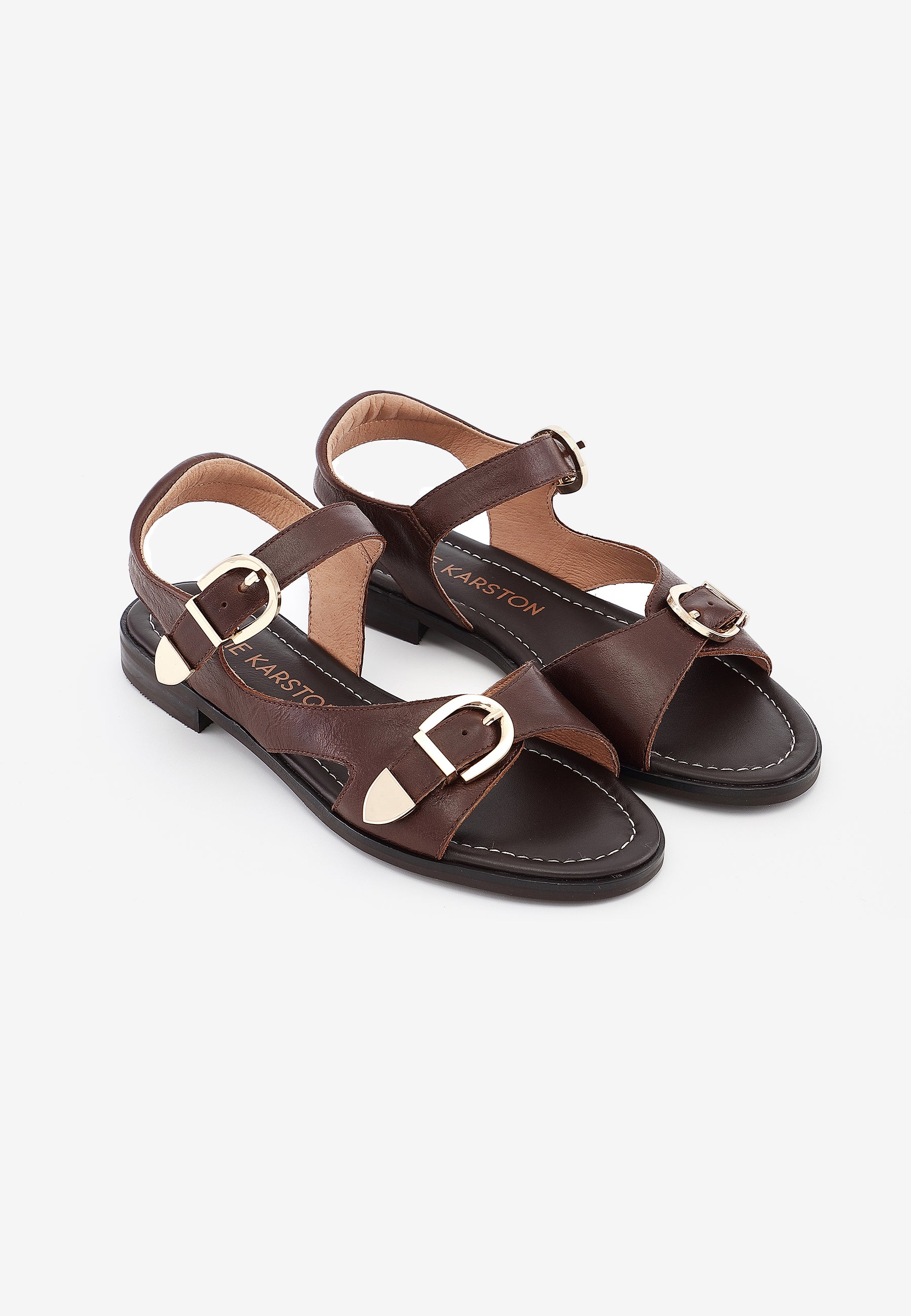SANDALES FIONA - MARRON