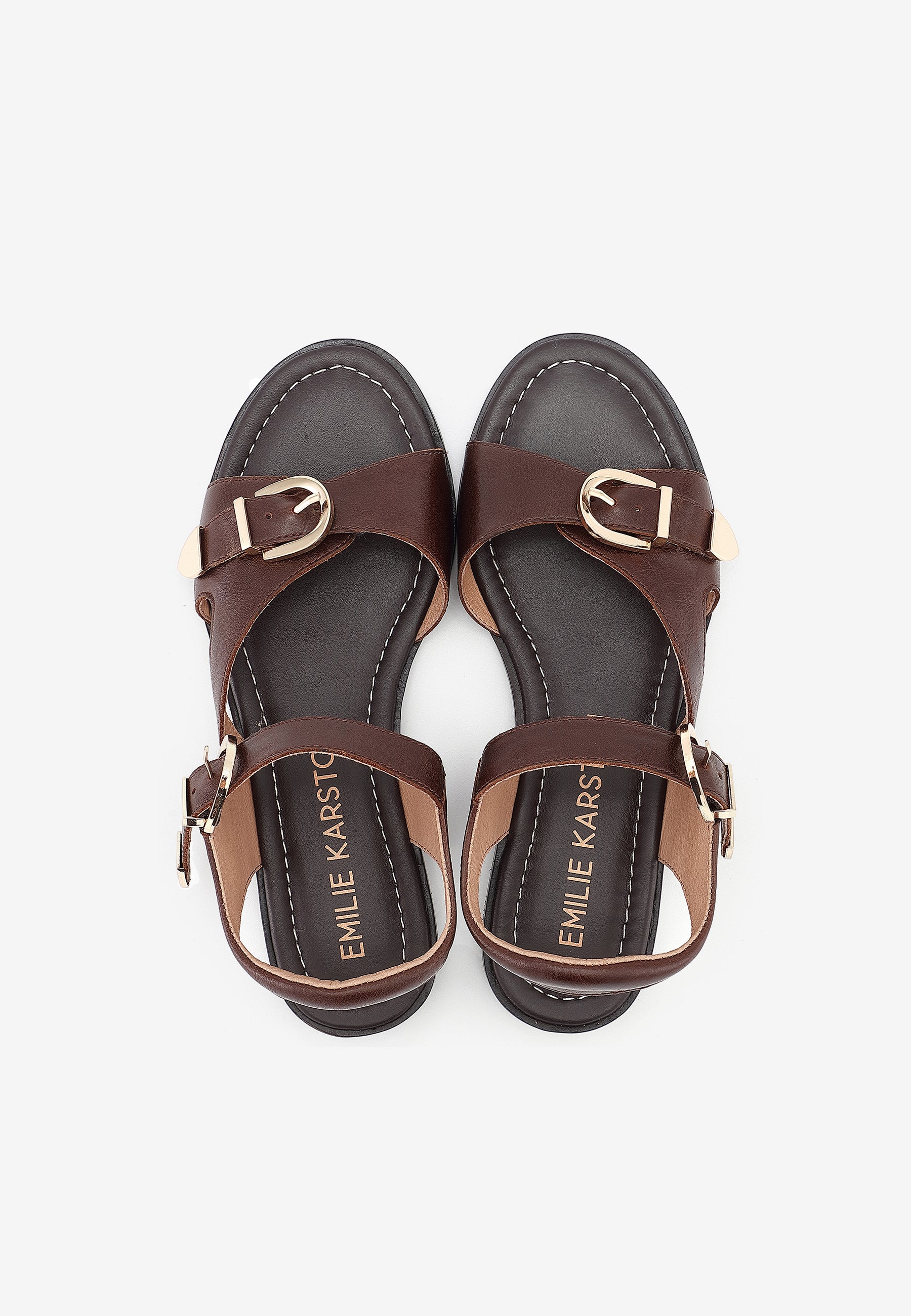 SANDALES FIONA - MARRON