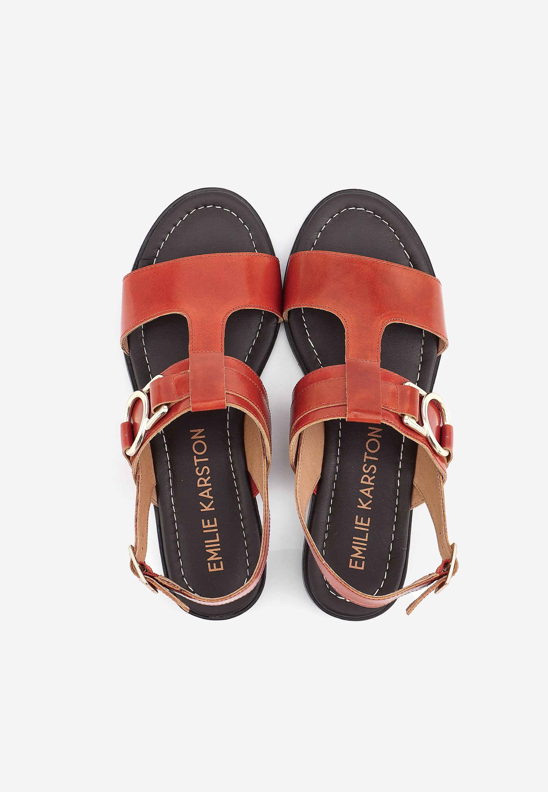 SANDALES GRETTA - ROUGE