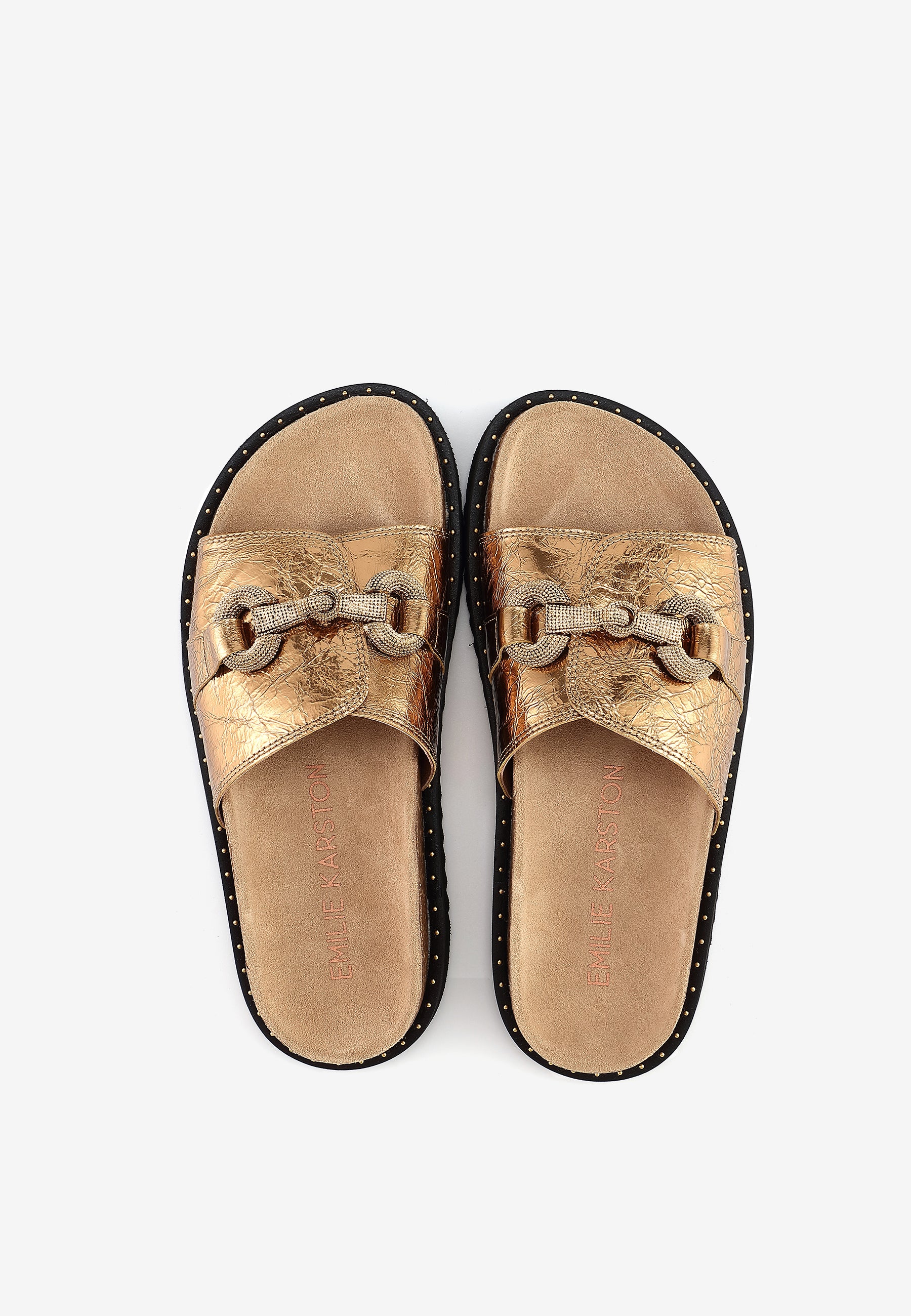 MULES HEIDI - GOLD