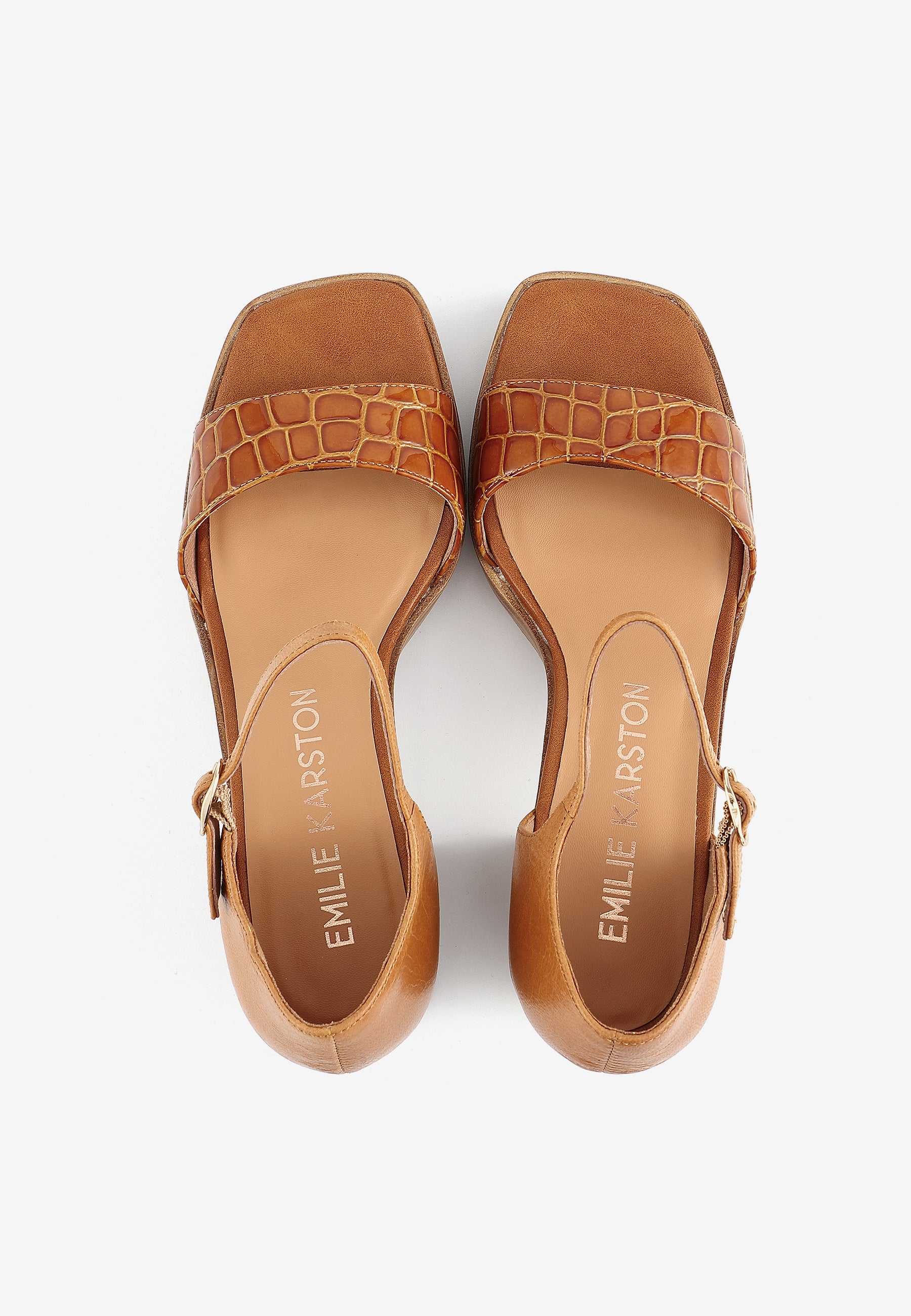 SANDALES IVANA - COGNAC