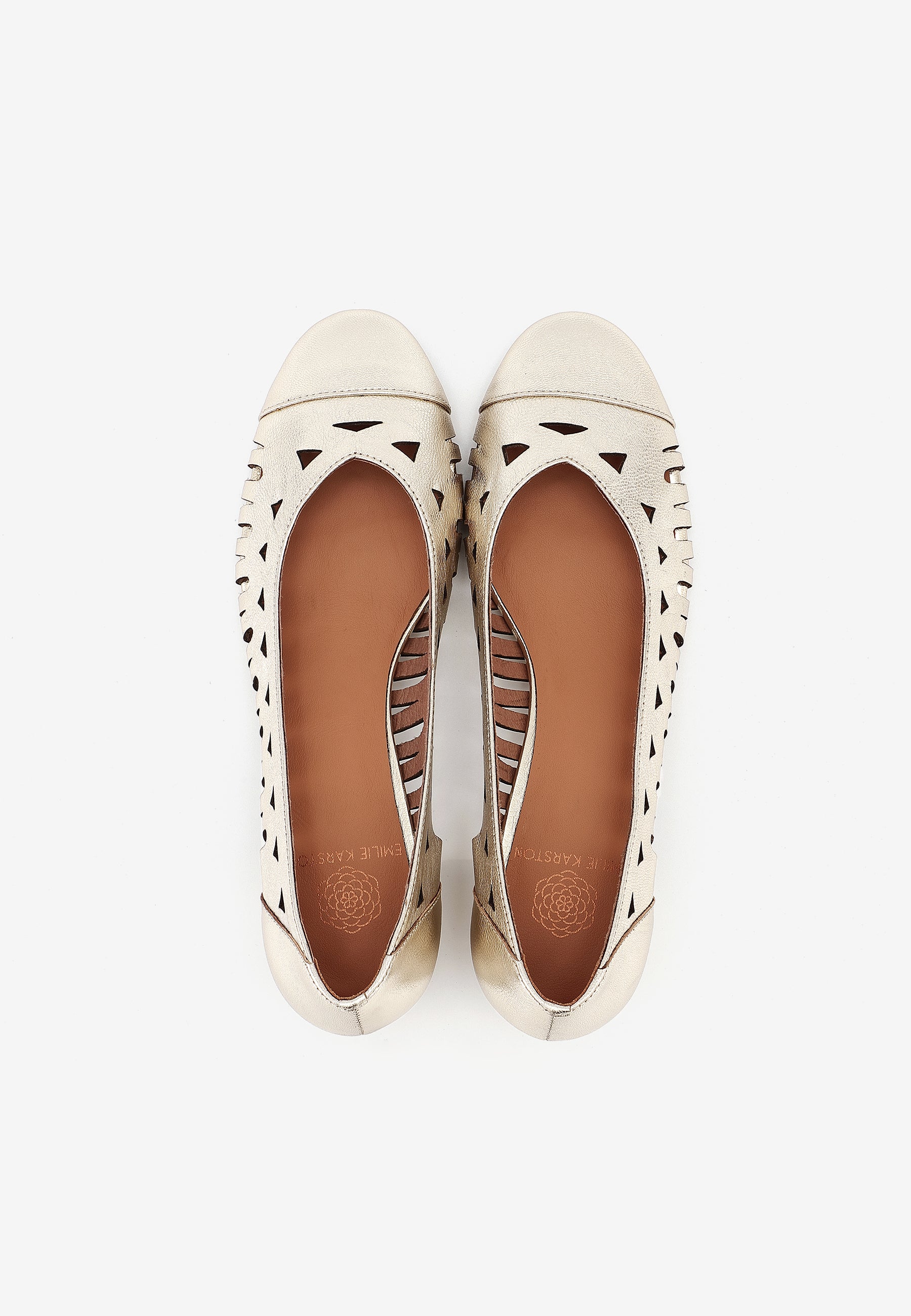 BALLERINES JULIA - PLATINE