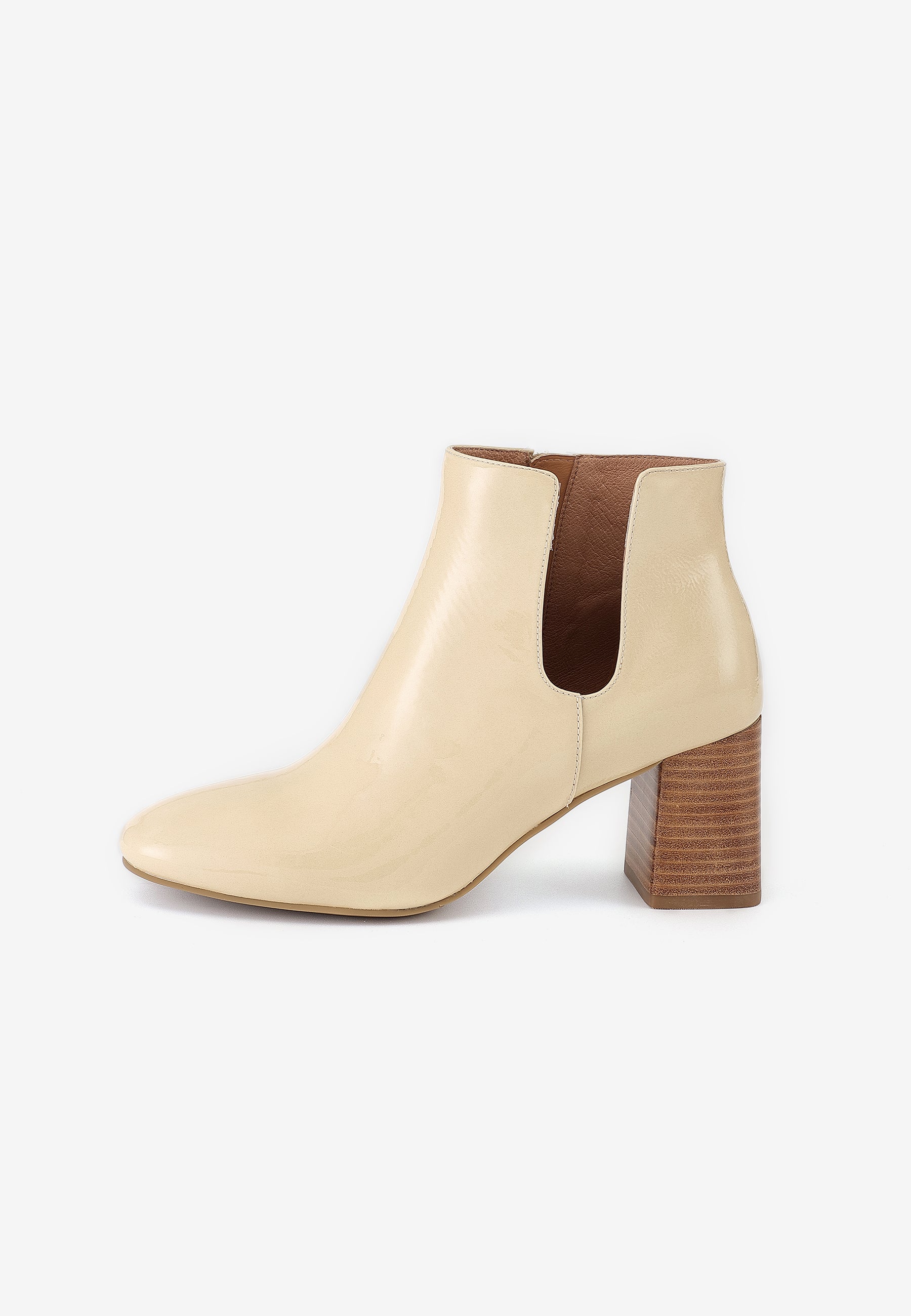 BOTTINES LOU - CREME