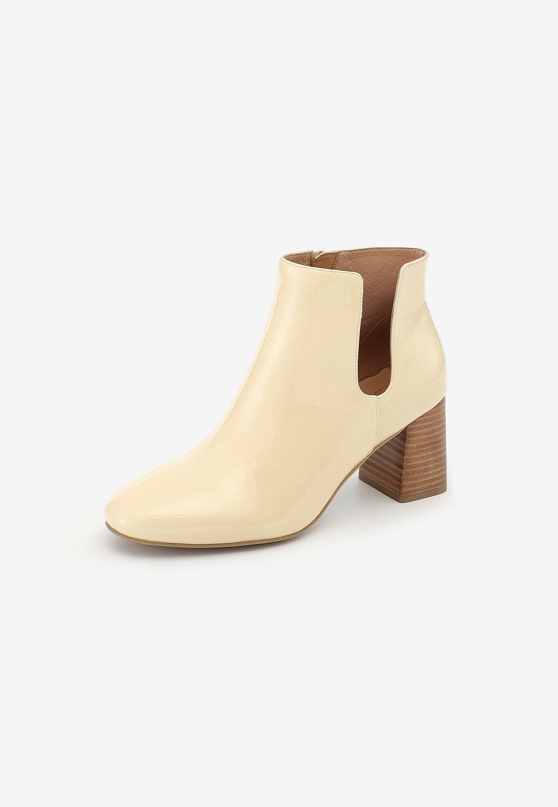 BOTTINES LOU - CREME