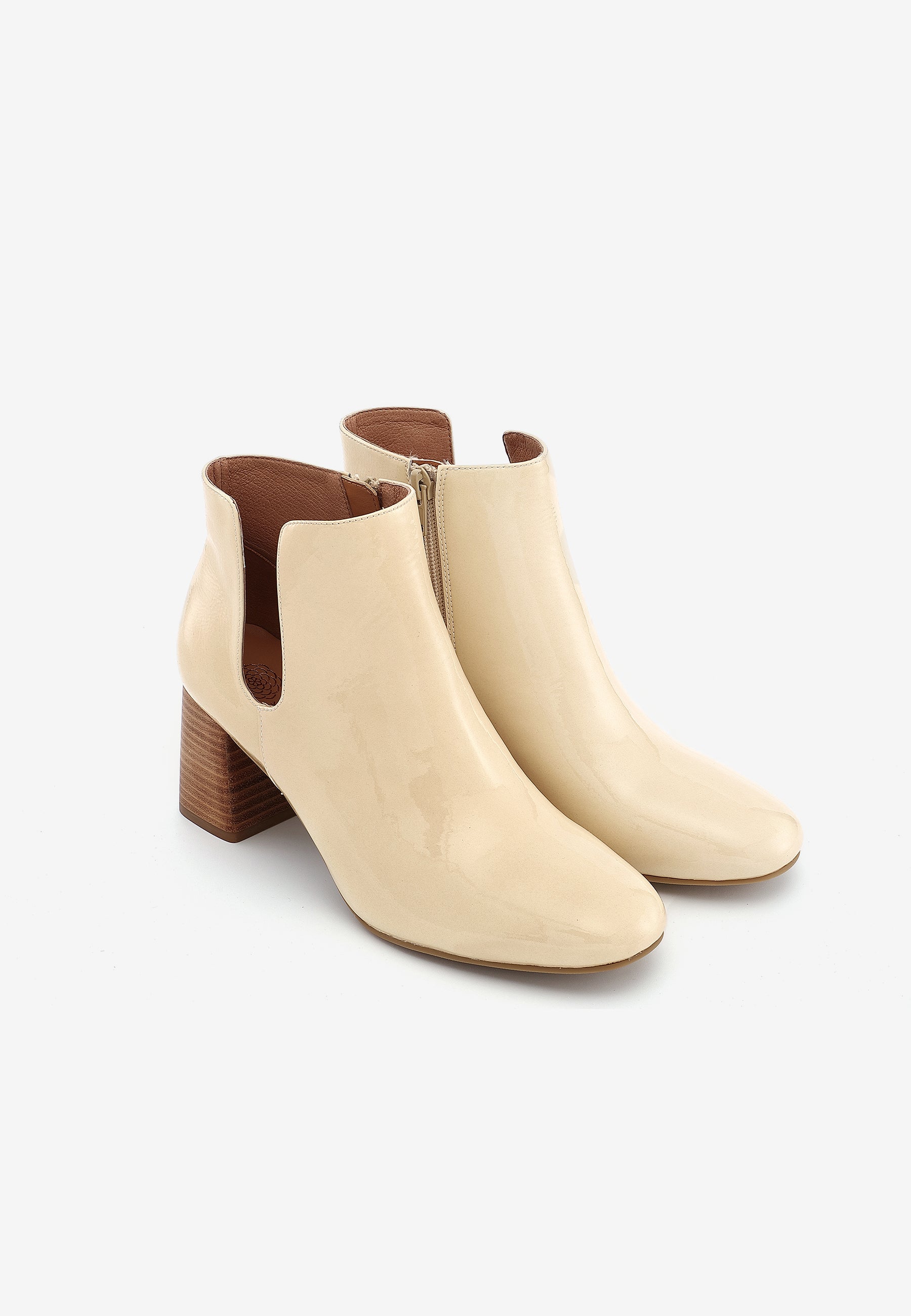 BOTTINES LOU - CREME