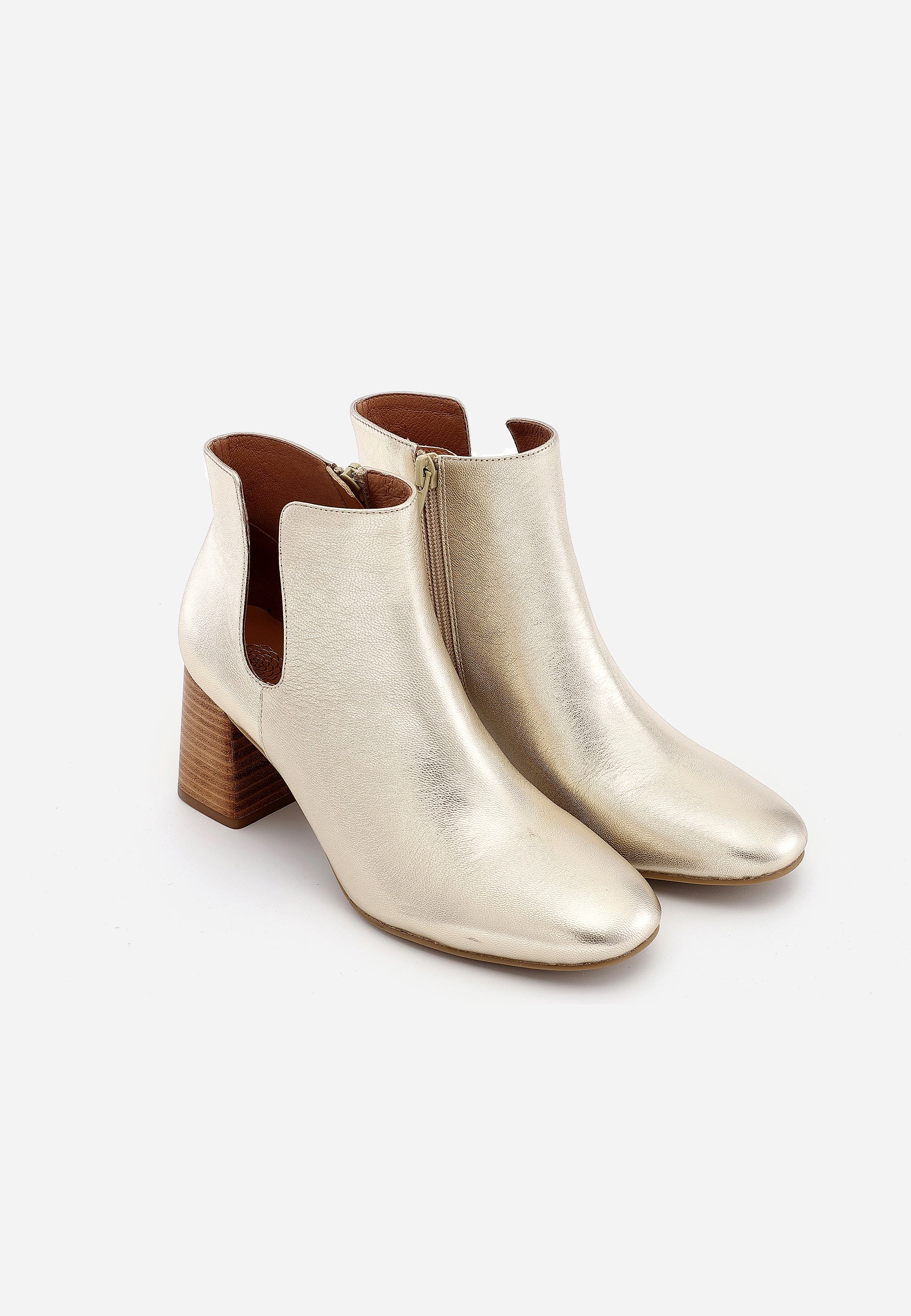 LOU ANKLE BOOTS - PLATINUM