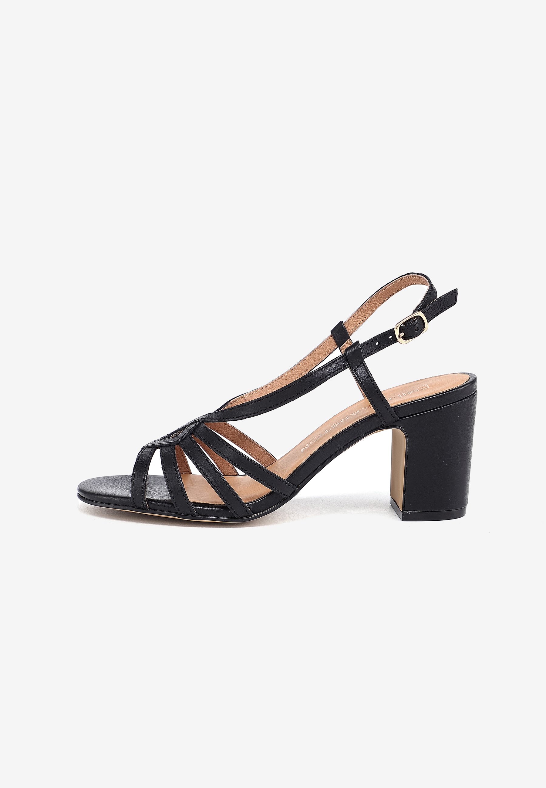 SANDALES À TALONS LOUANE - NOIR