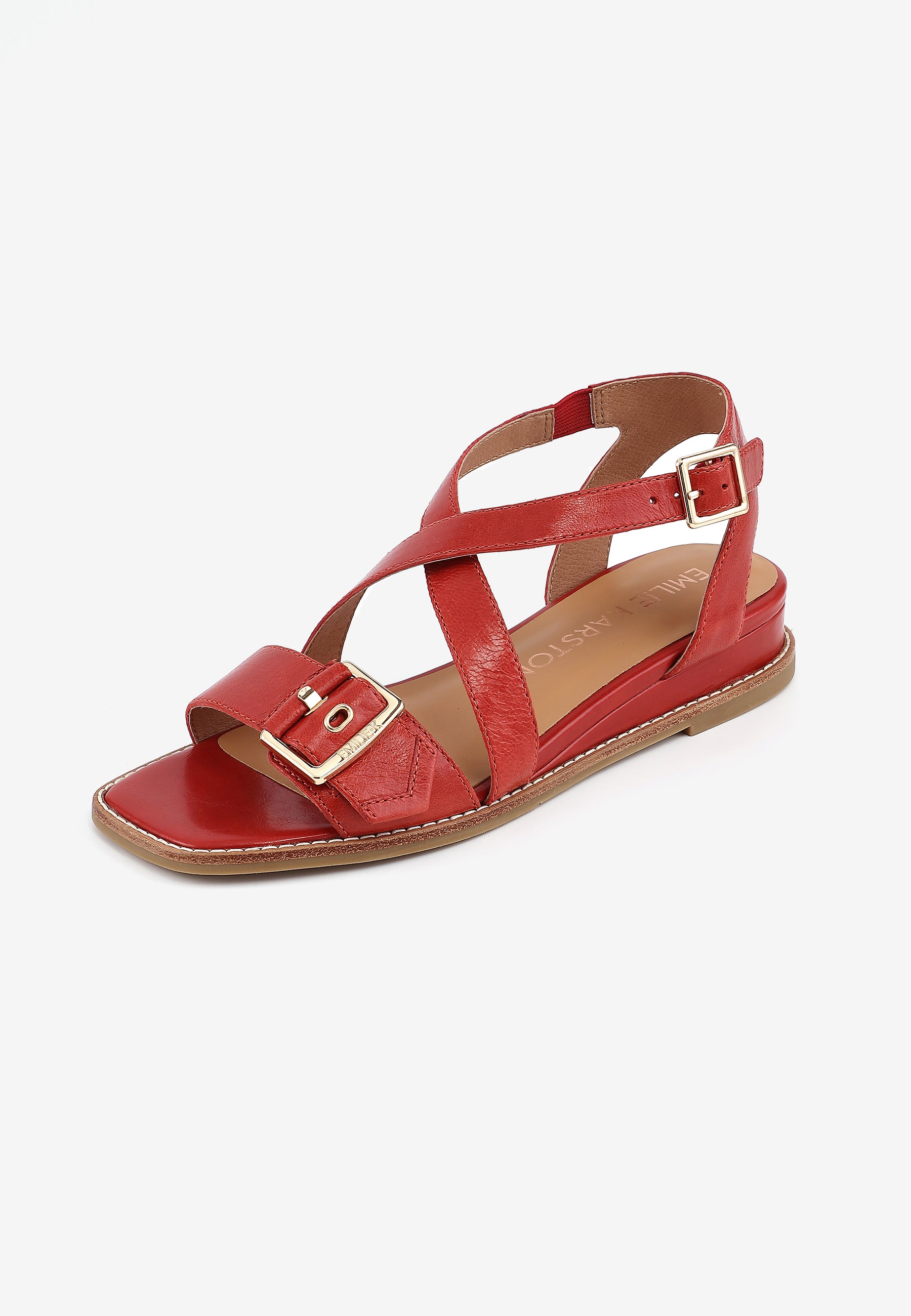 SANDALES LUCIE - ROUGE