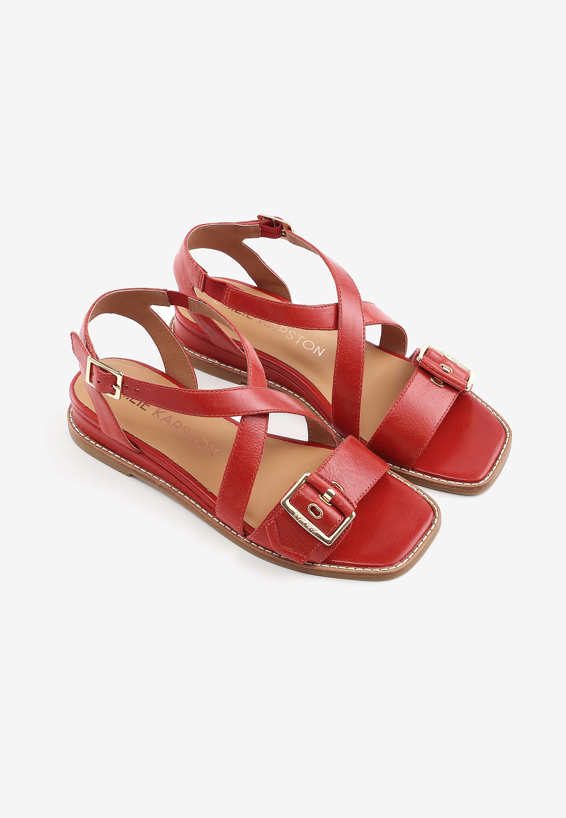 SANDALES LUCIE - ROUGE