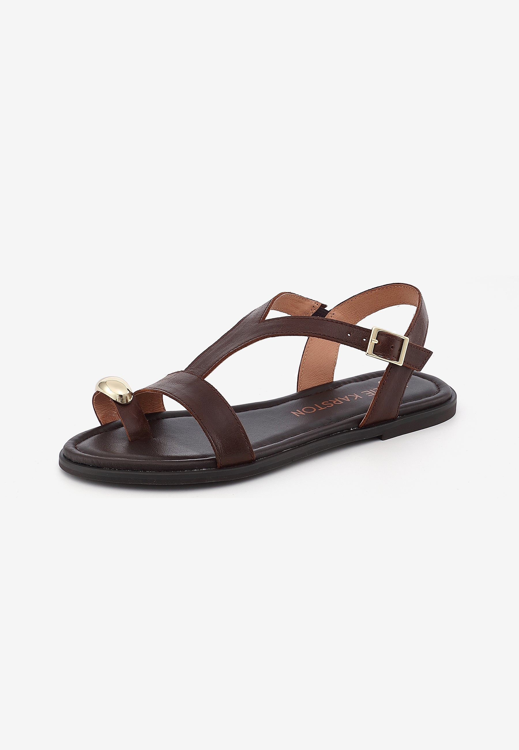 SANDALES PLATES LYNDA - CAMEL