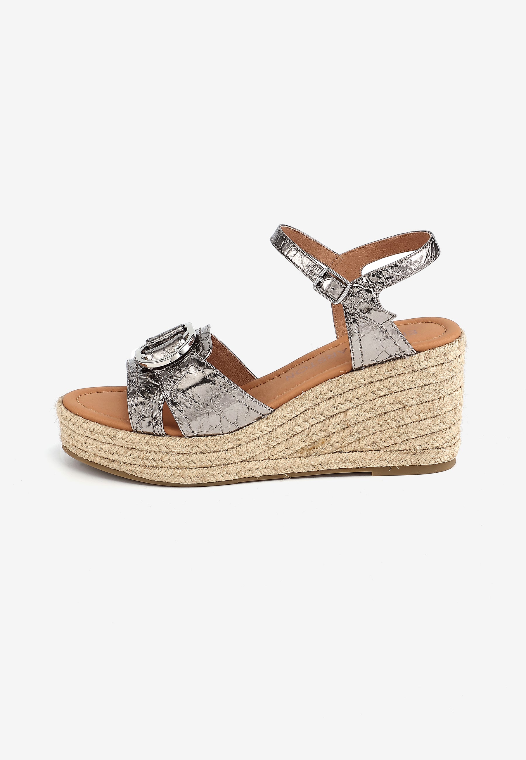 SANDALES COMPENSÉES MARIA - ARGENT