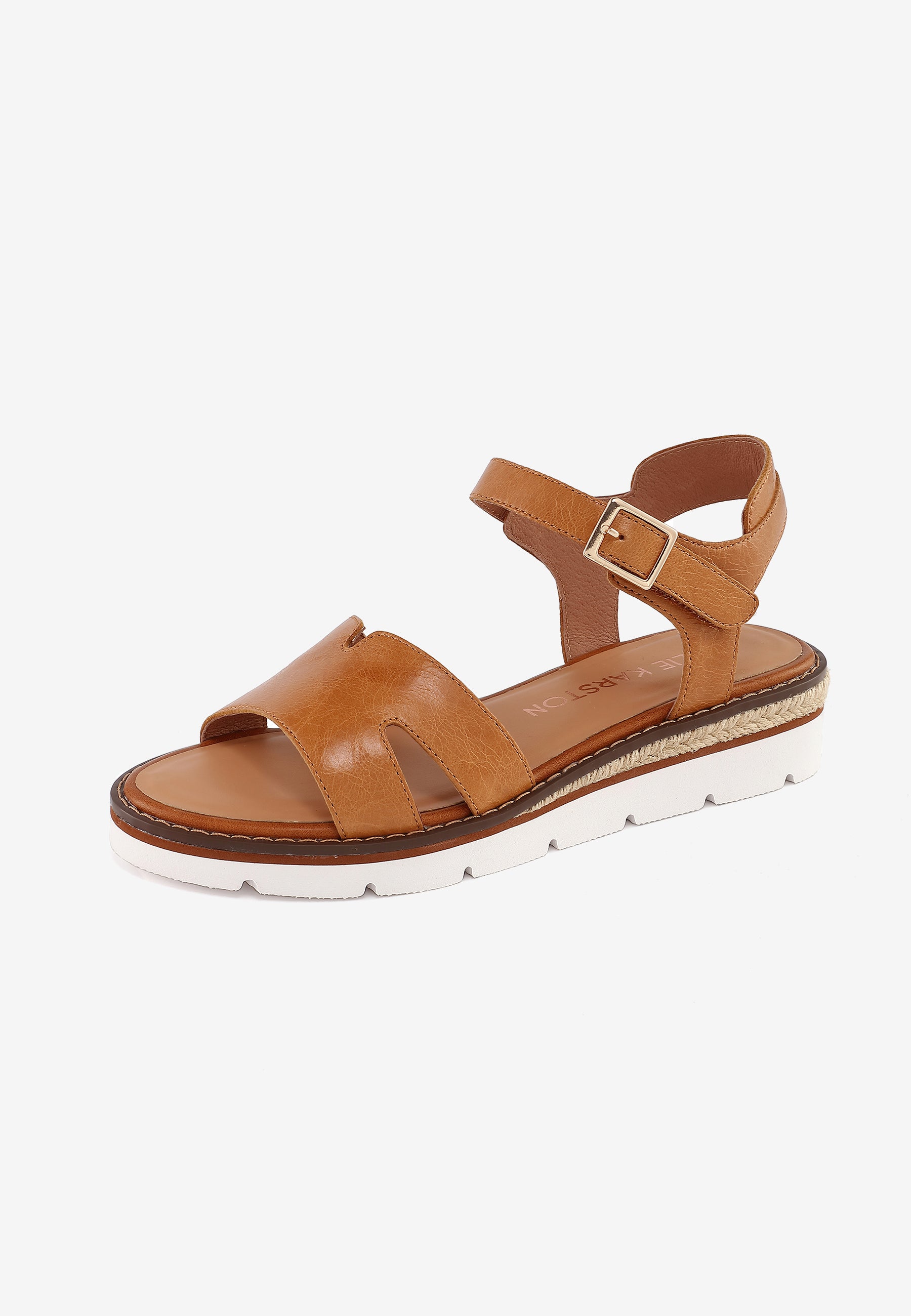 SANDALES MARION - COGNAC
