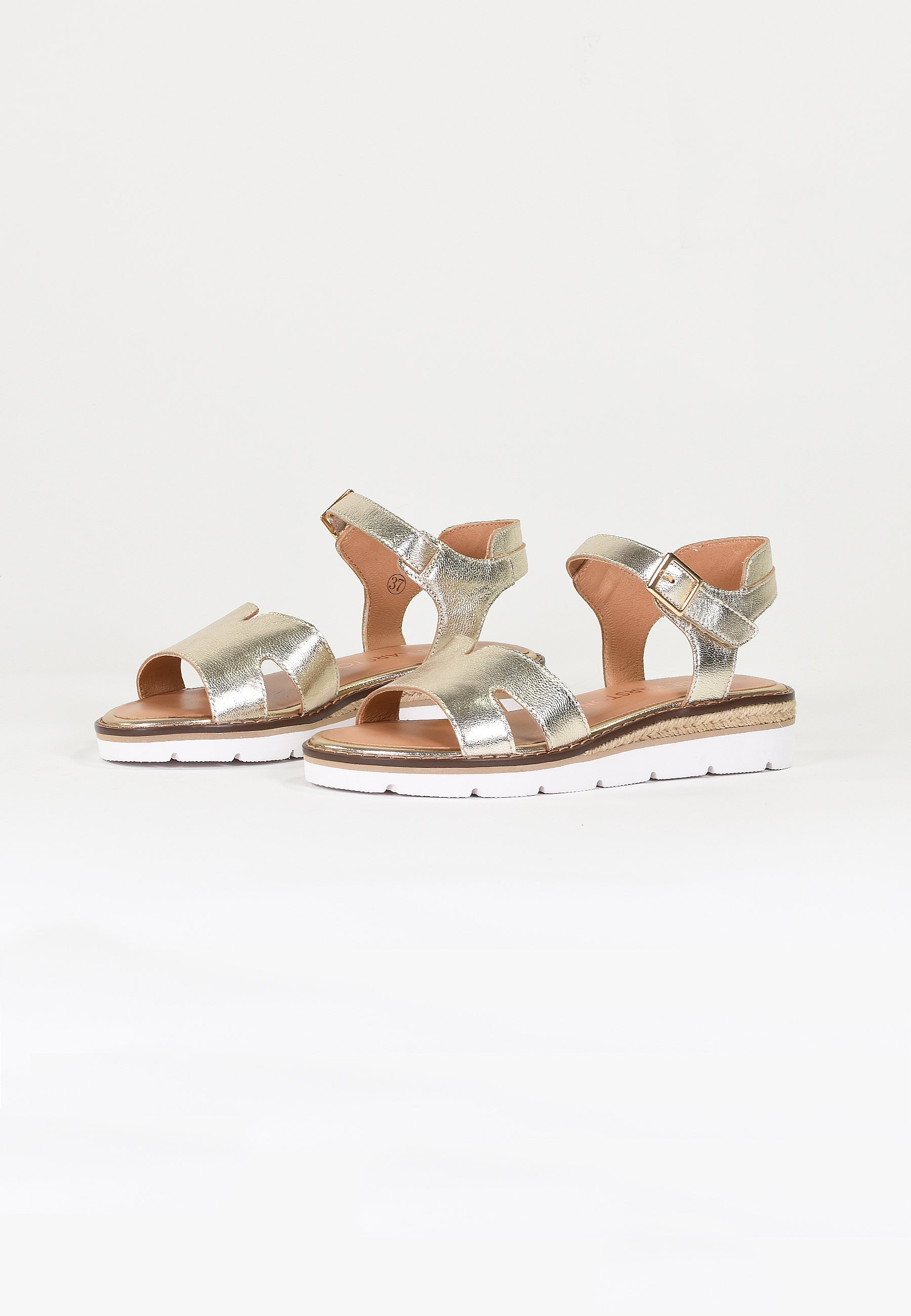 SANDALES MARION - PLATINE