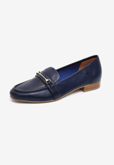 NATH MOCCASINS - NAVY
