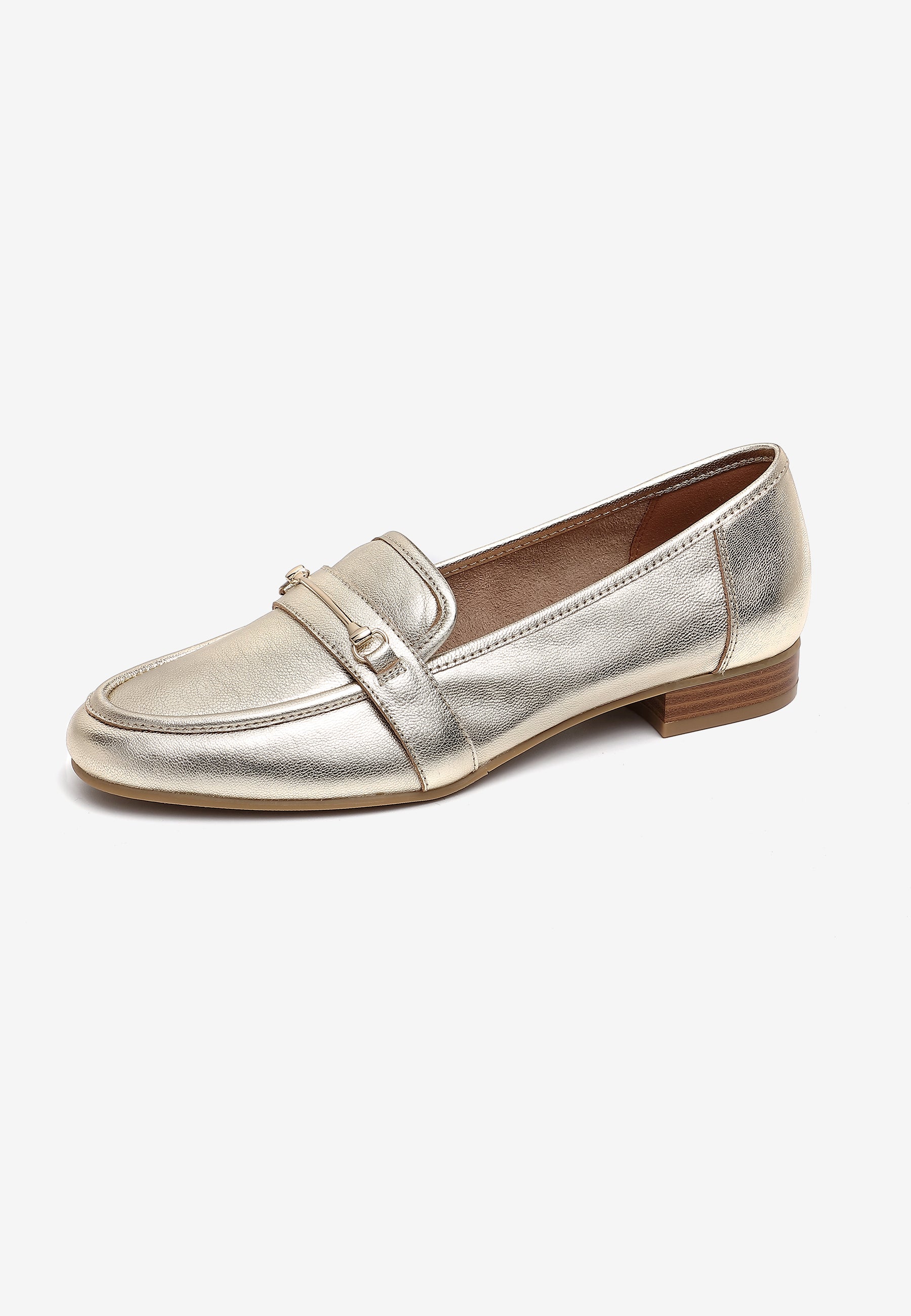 MOCASSINS NATH - PLATINE