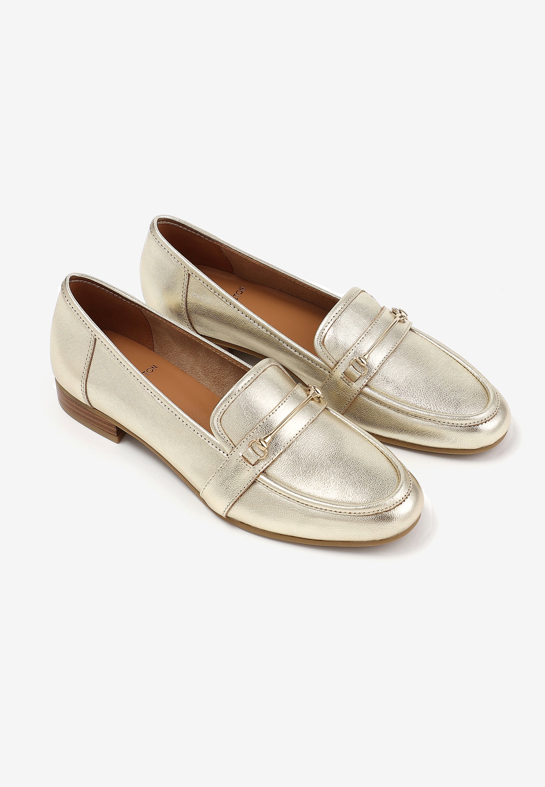 MOCASSINS NATH - PLATINE