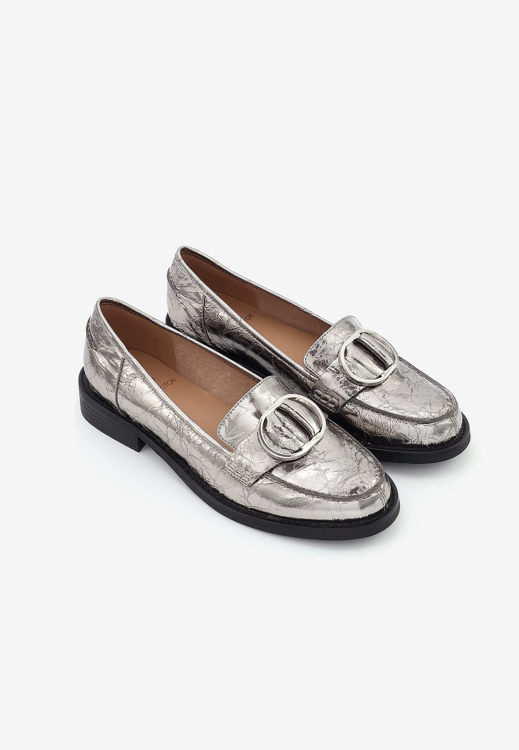 MOCASSINS NORA - ARGENT