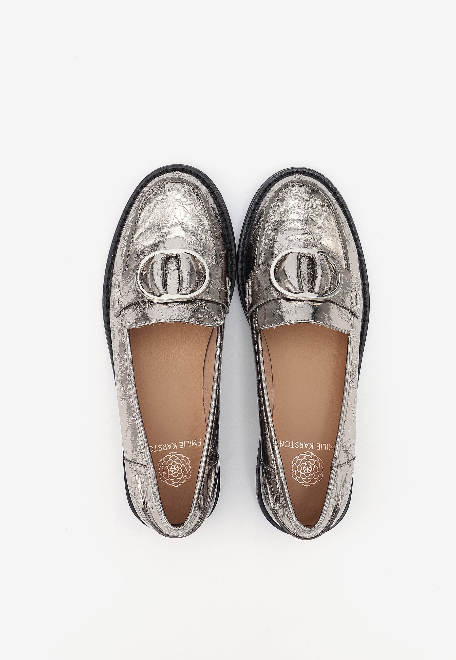 MOCASSINS NORA - ARGENT