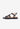 SABINE - Sandale Plate en Cuir Noir