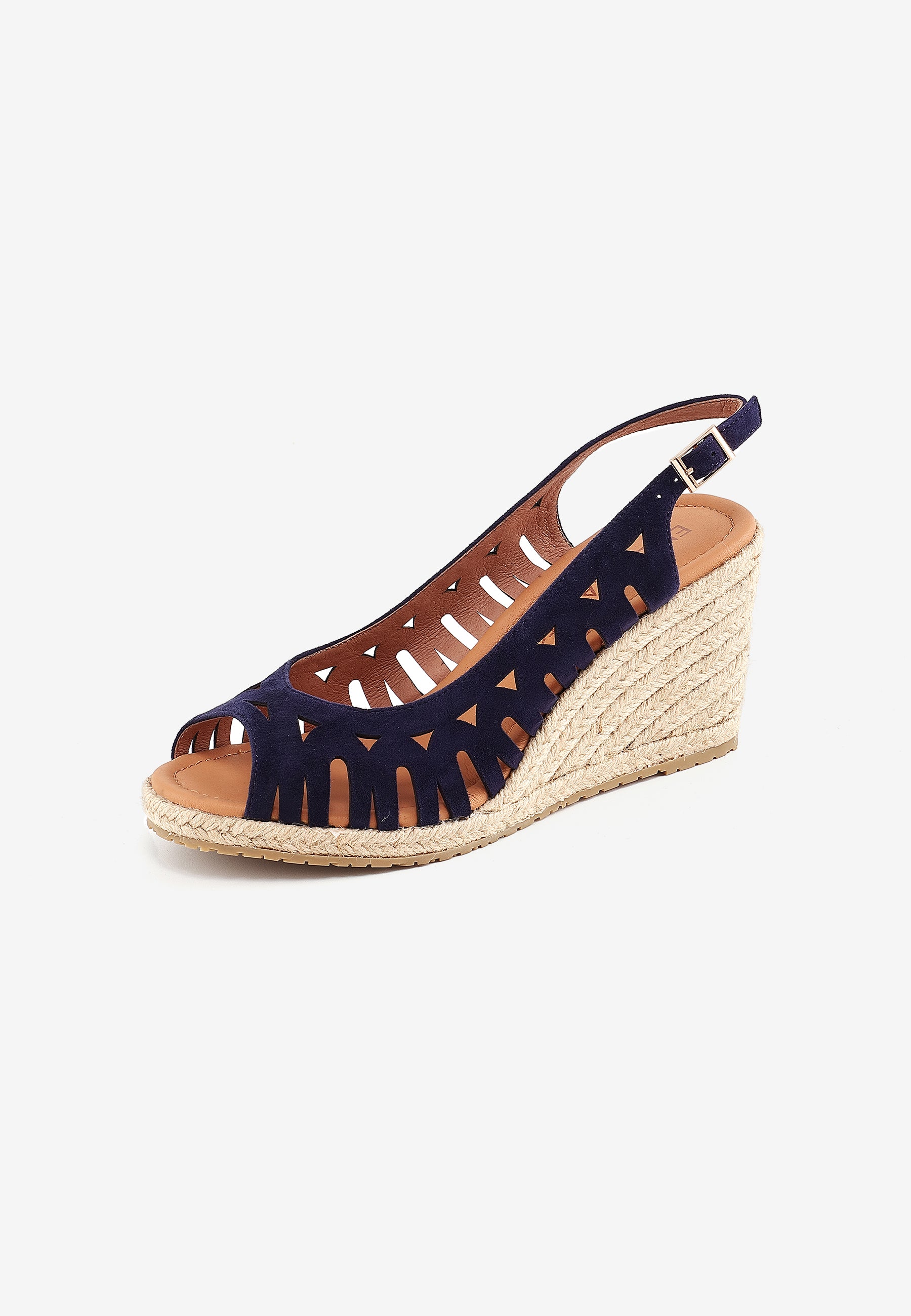 SANDALES COMPENSÉES SARAH - MARINE