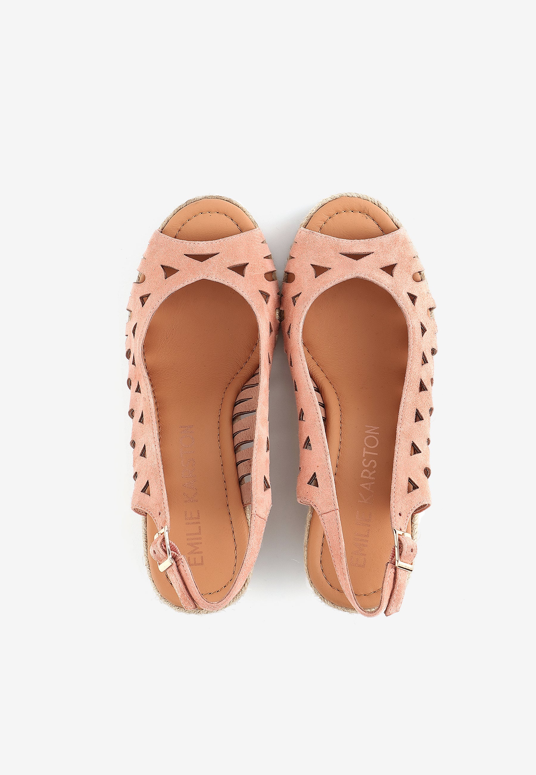 SANDALES COMPENSÉES SARAH - ROSE