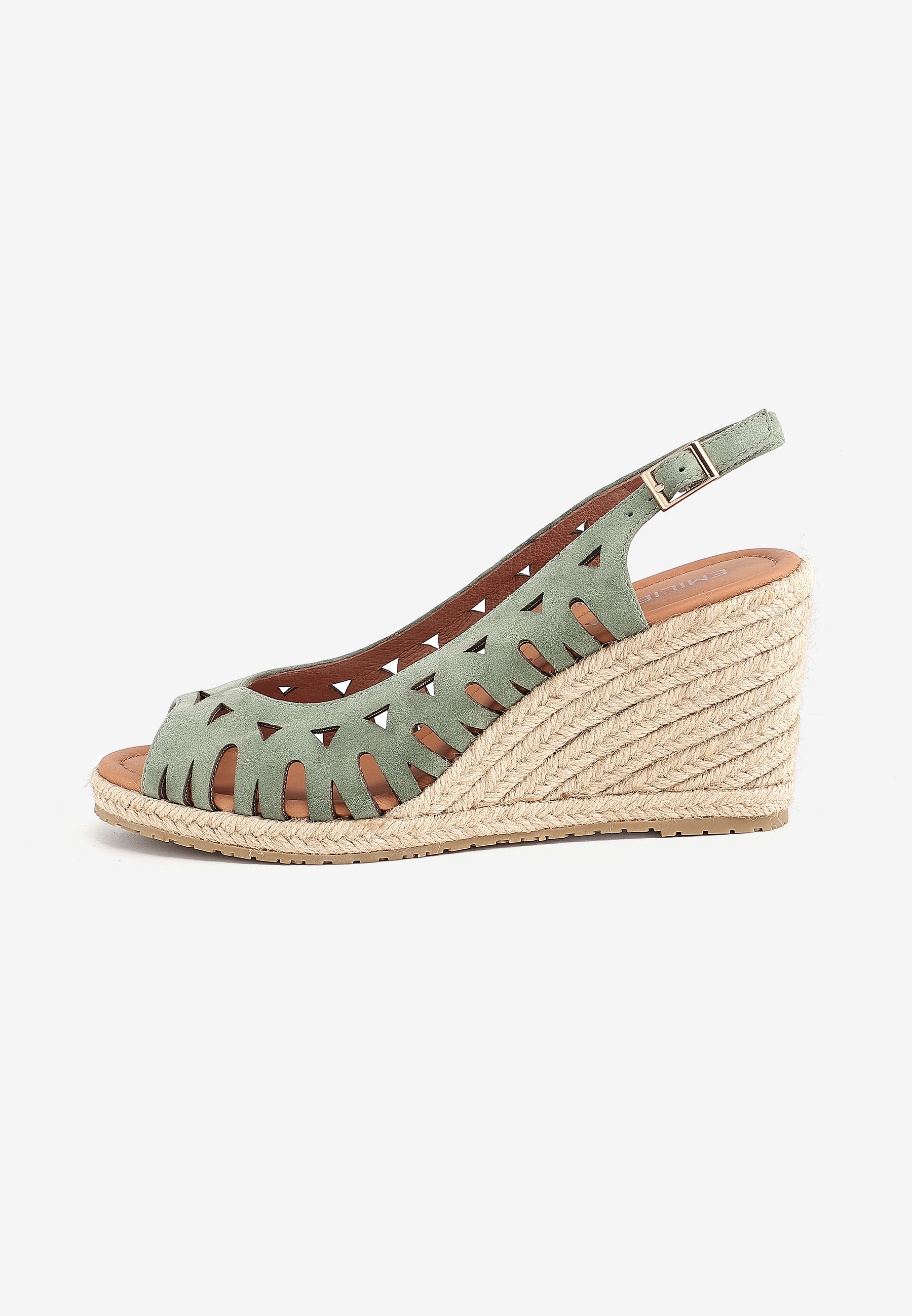 SANDALES COMPENSÉES SARAH - VERT