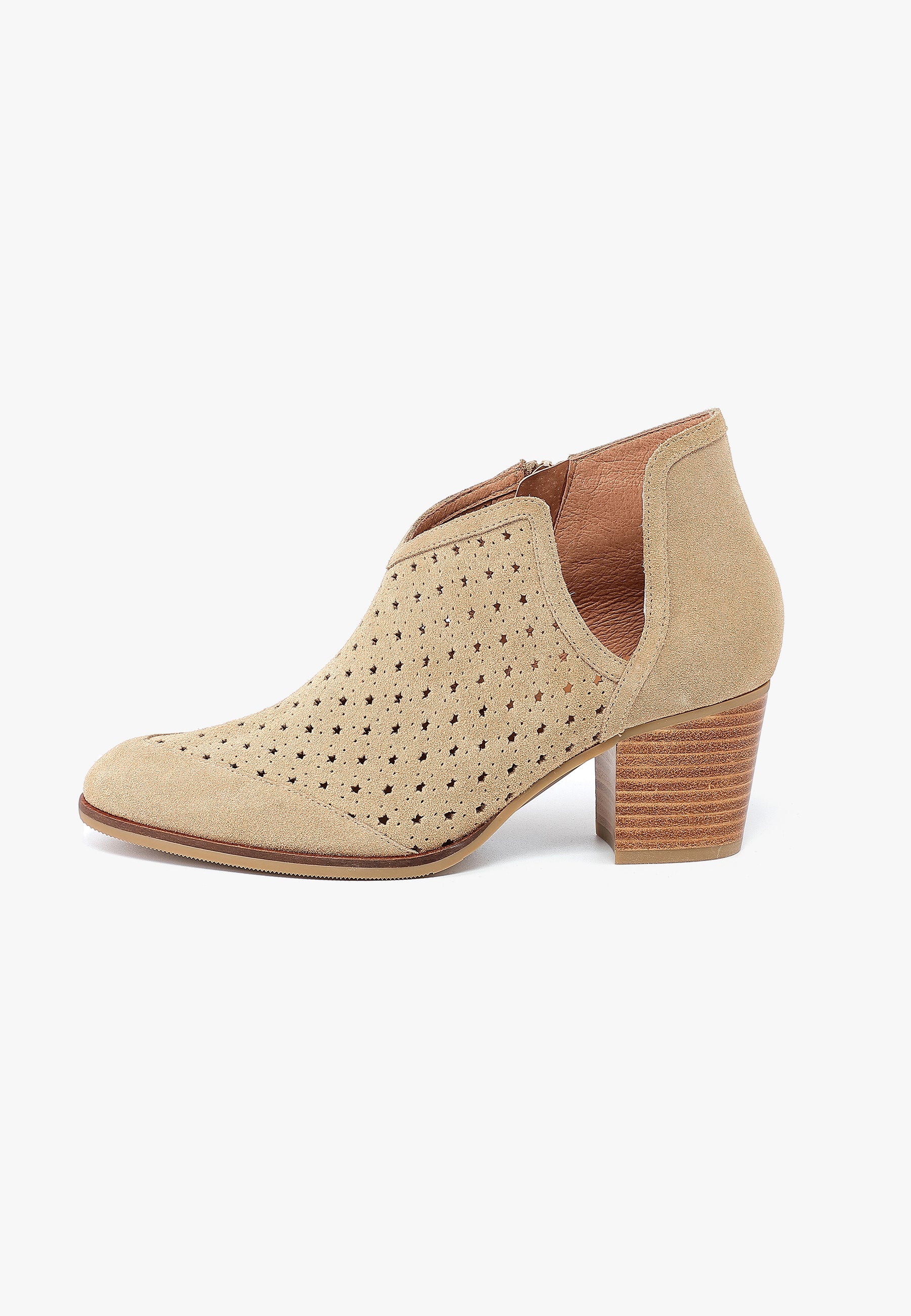 SOLANGE ANKLE BOOTS - BEIGE