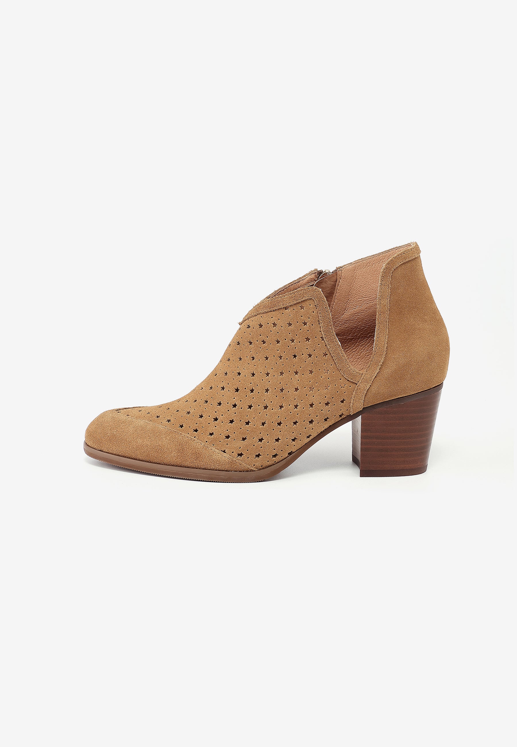 SOLANGE ANKLE BOOTS - CAMEL