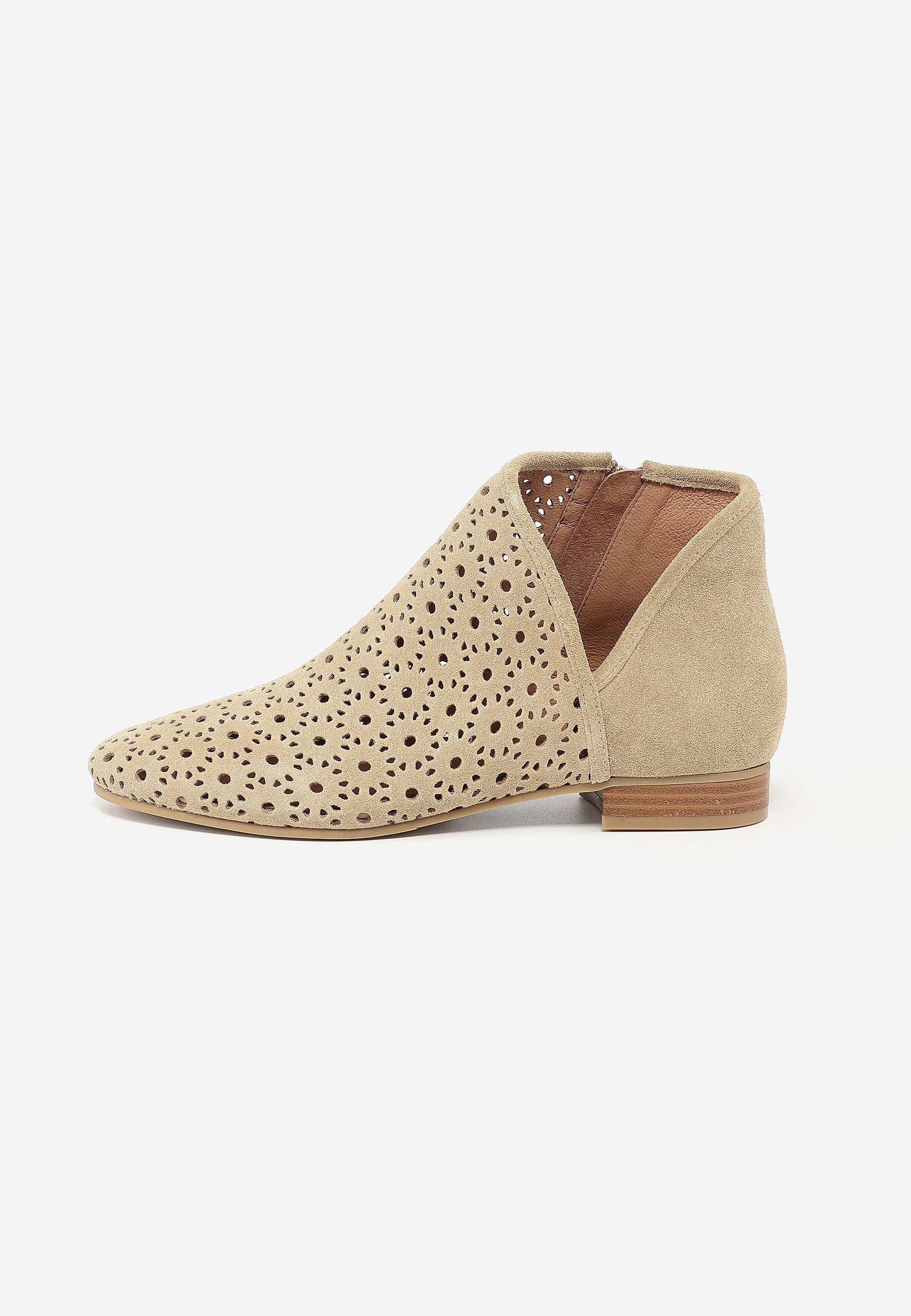 SOLENE ANKLE BOOTS - BEIGE