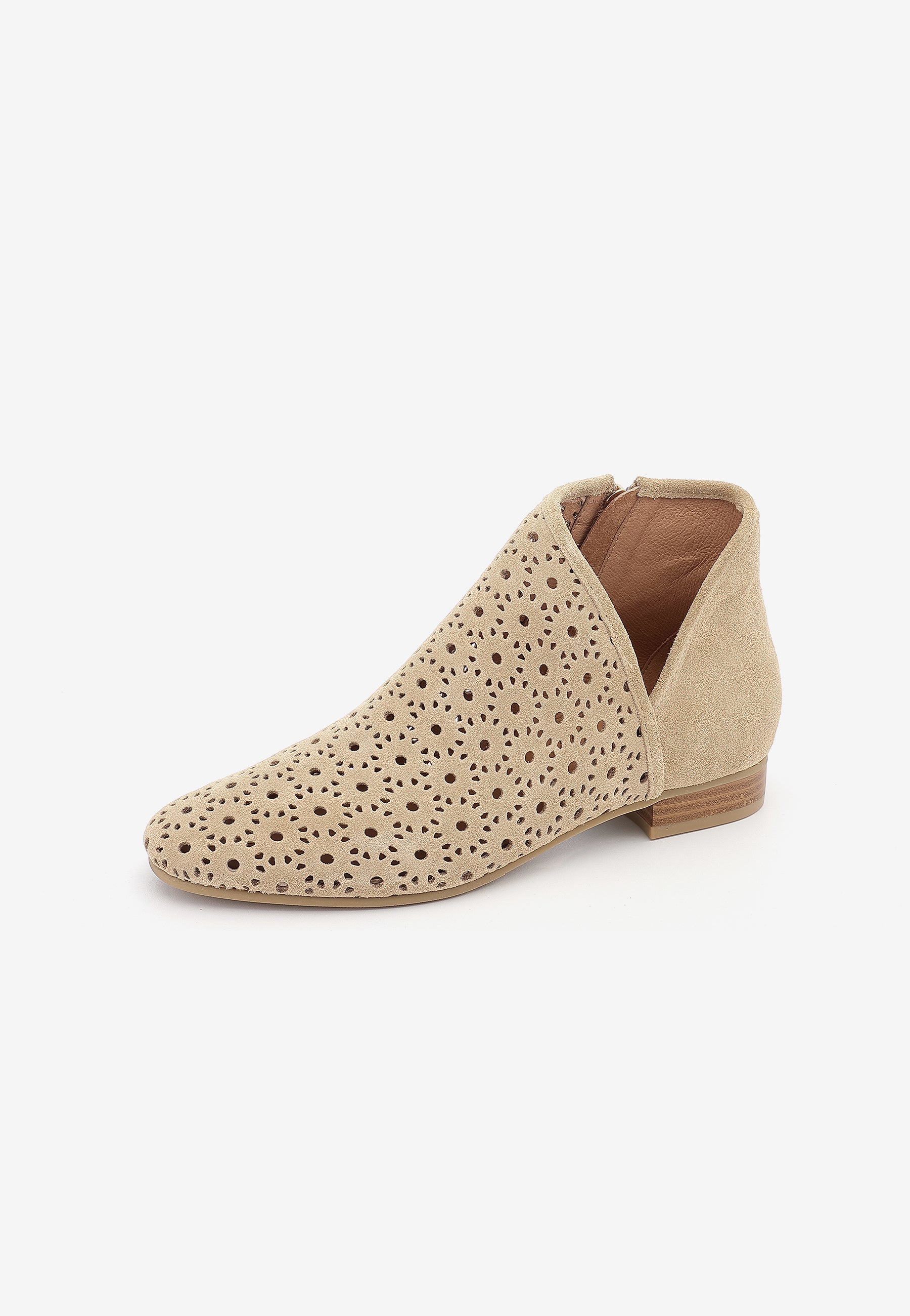 SOLENE ANKLE BOOTS - BEIGE