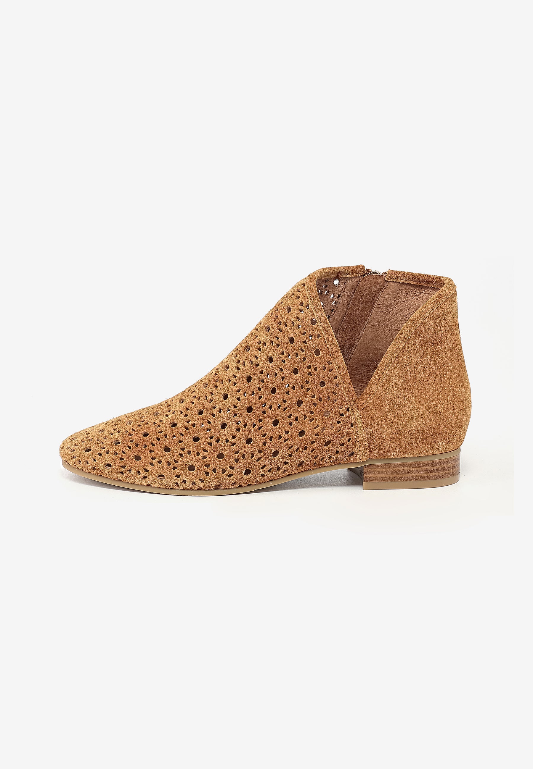 SOLENE ANKLE BOOTS - CAMEL