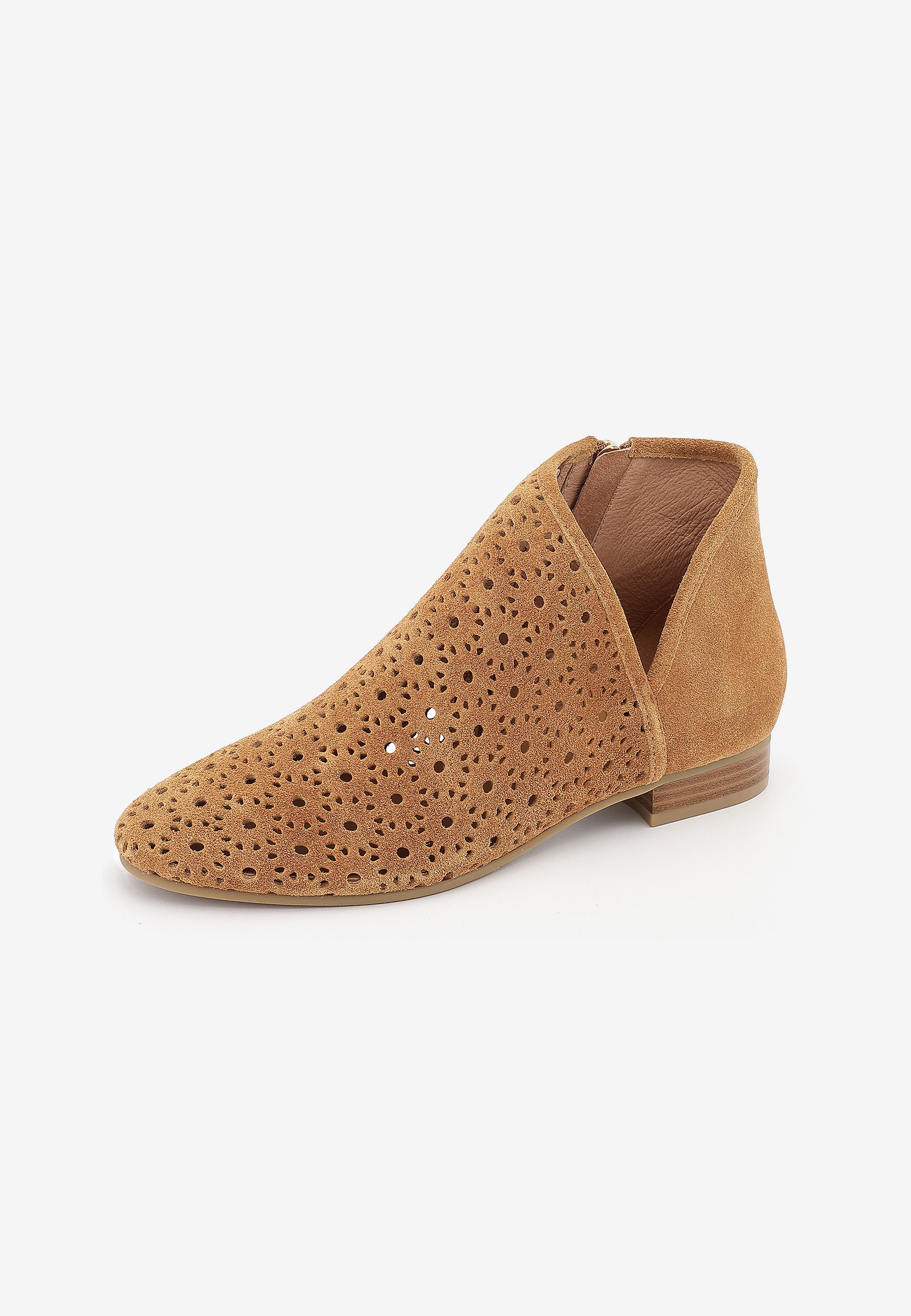 SOLENE ANKLE BOOTS - CAMEL