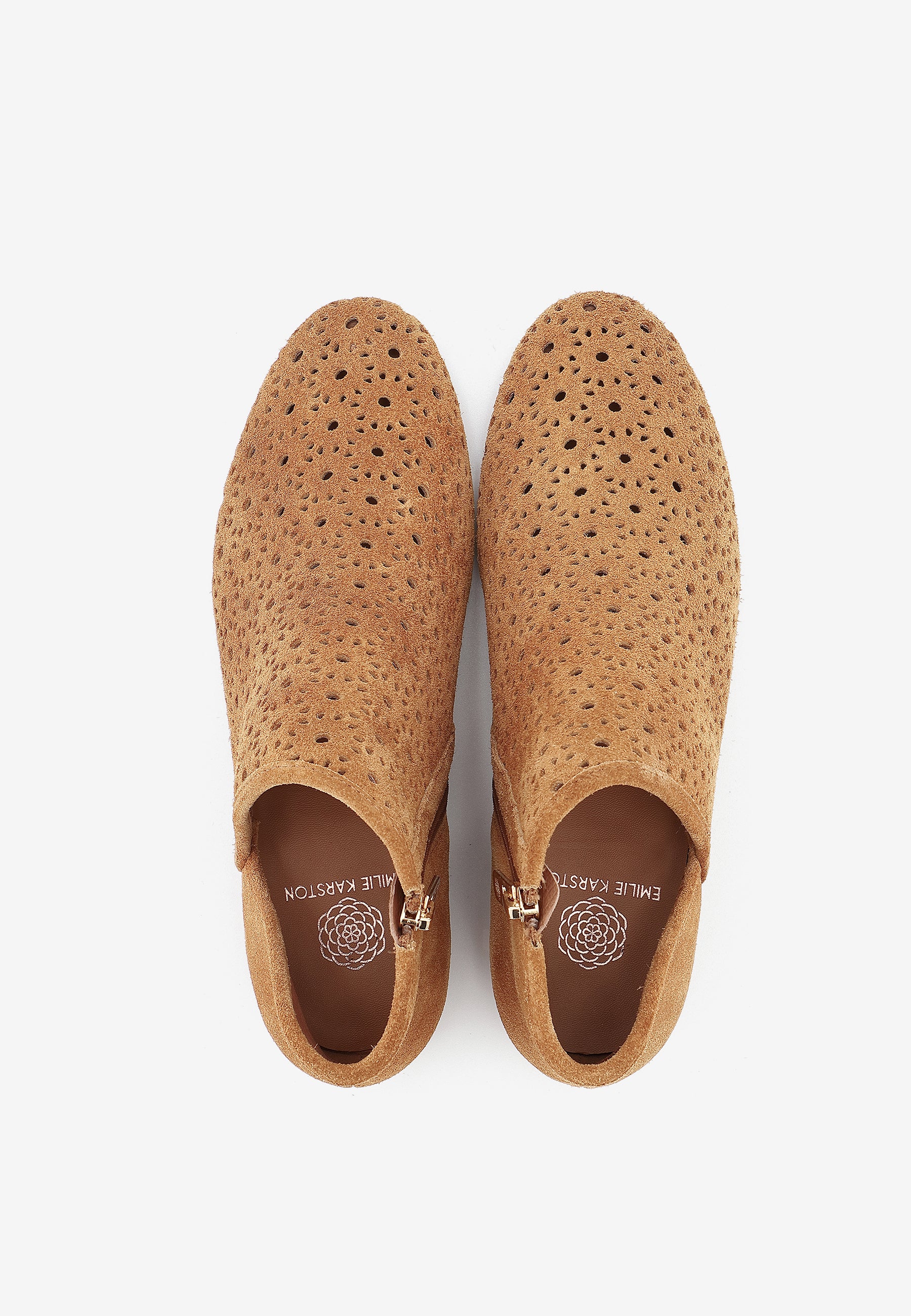 SOLENE ANKLE BOOTS - CAMEL