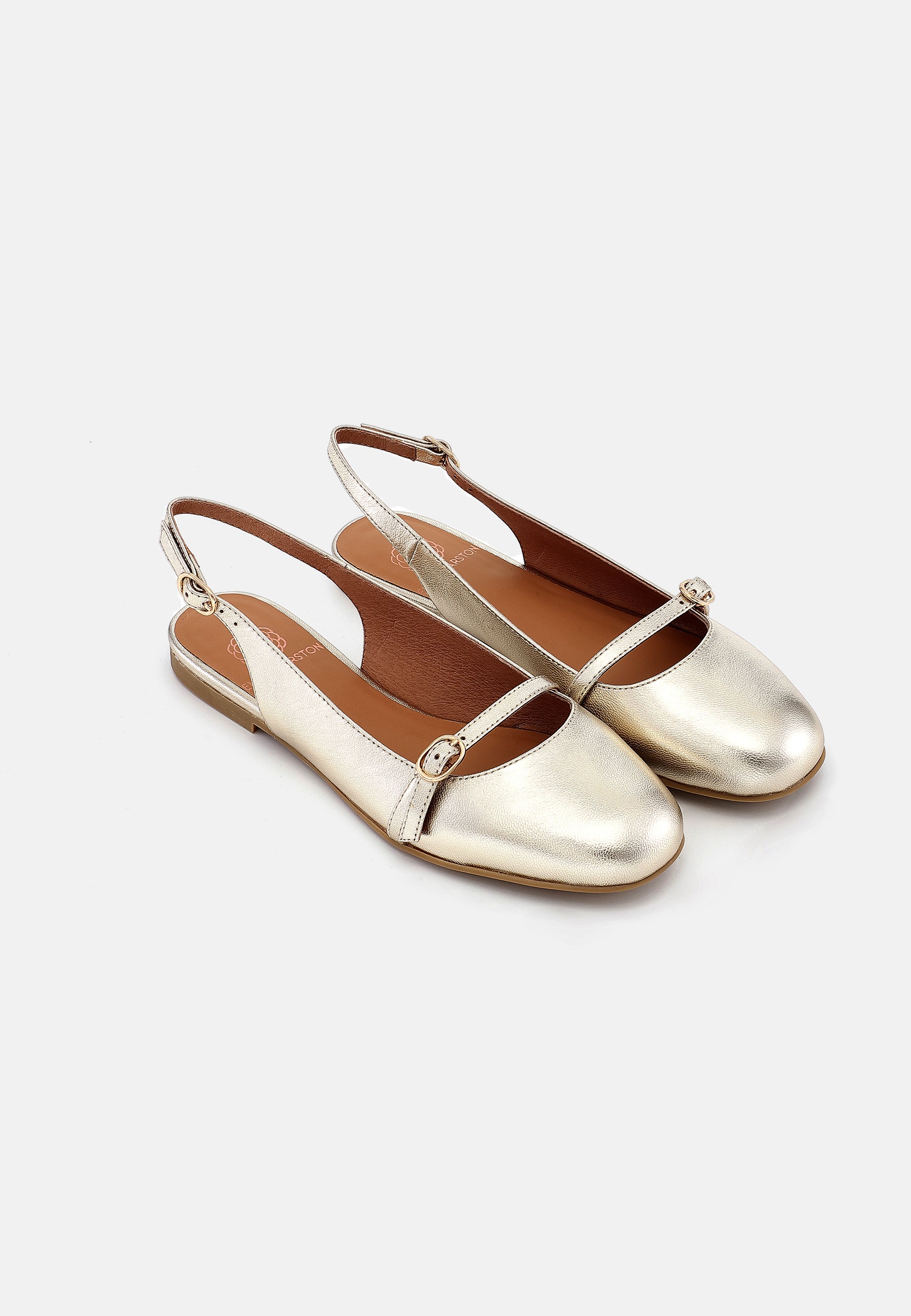 BALLERINES TIFFANY - PLATINE