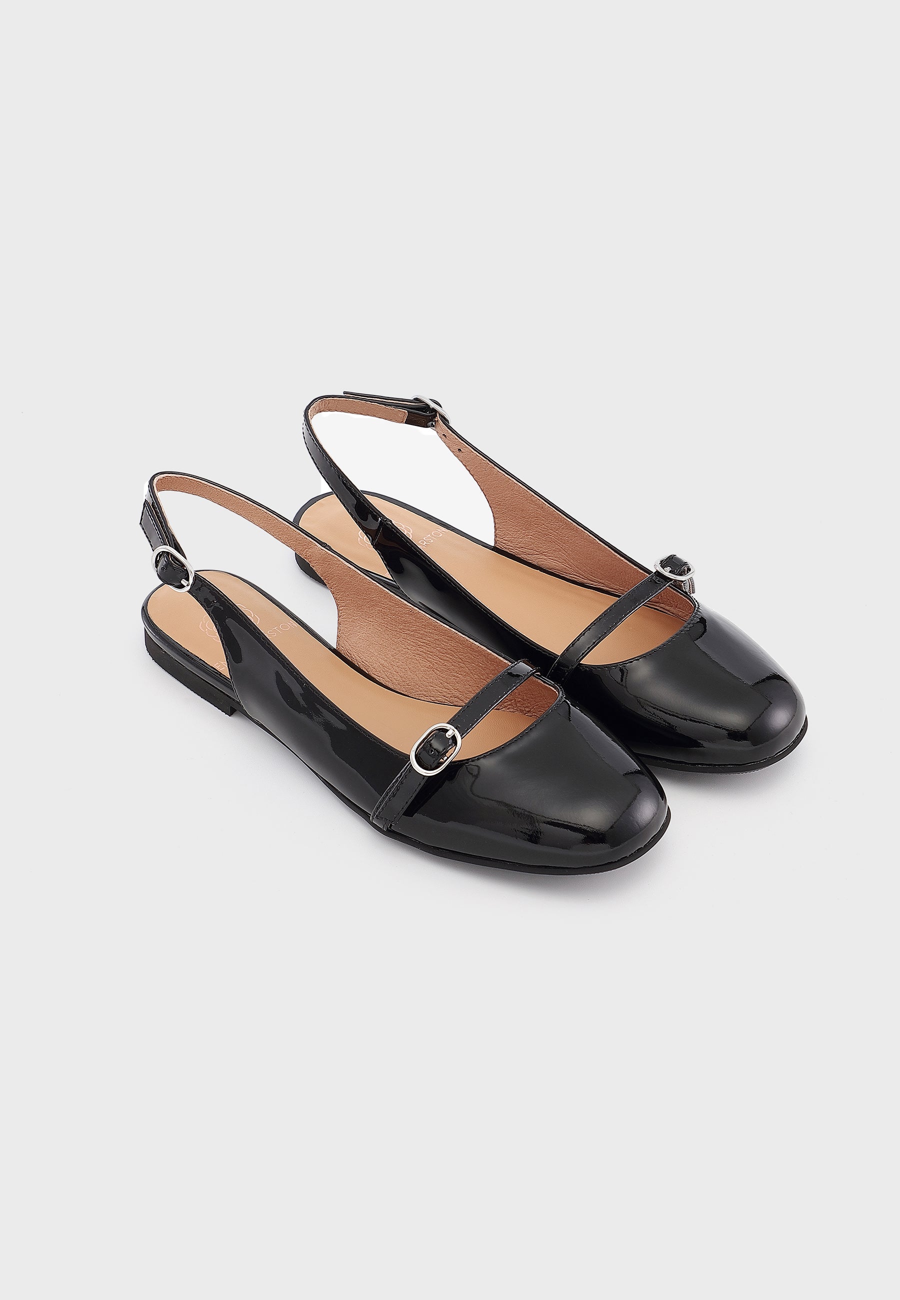 BALLERINES TIFFANY - VERNI NOIR