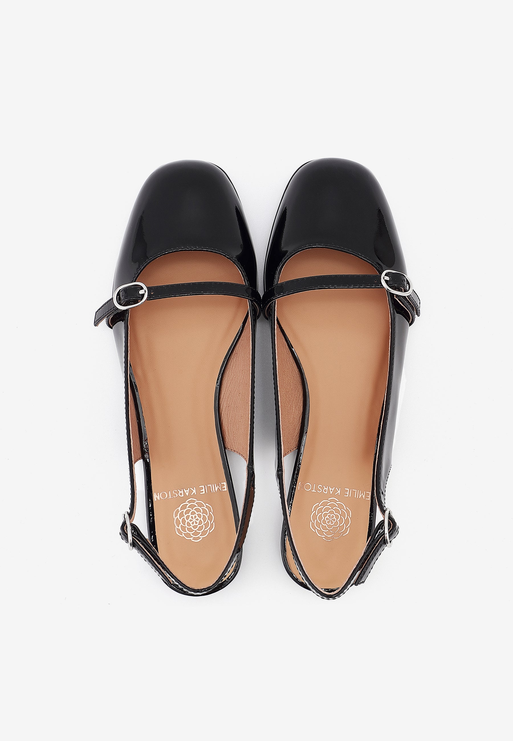 BALLERINES TIFFANY - VERNI NOIR