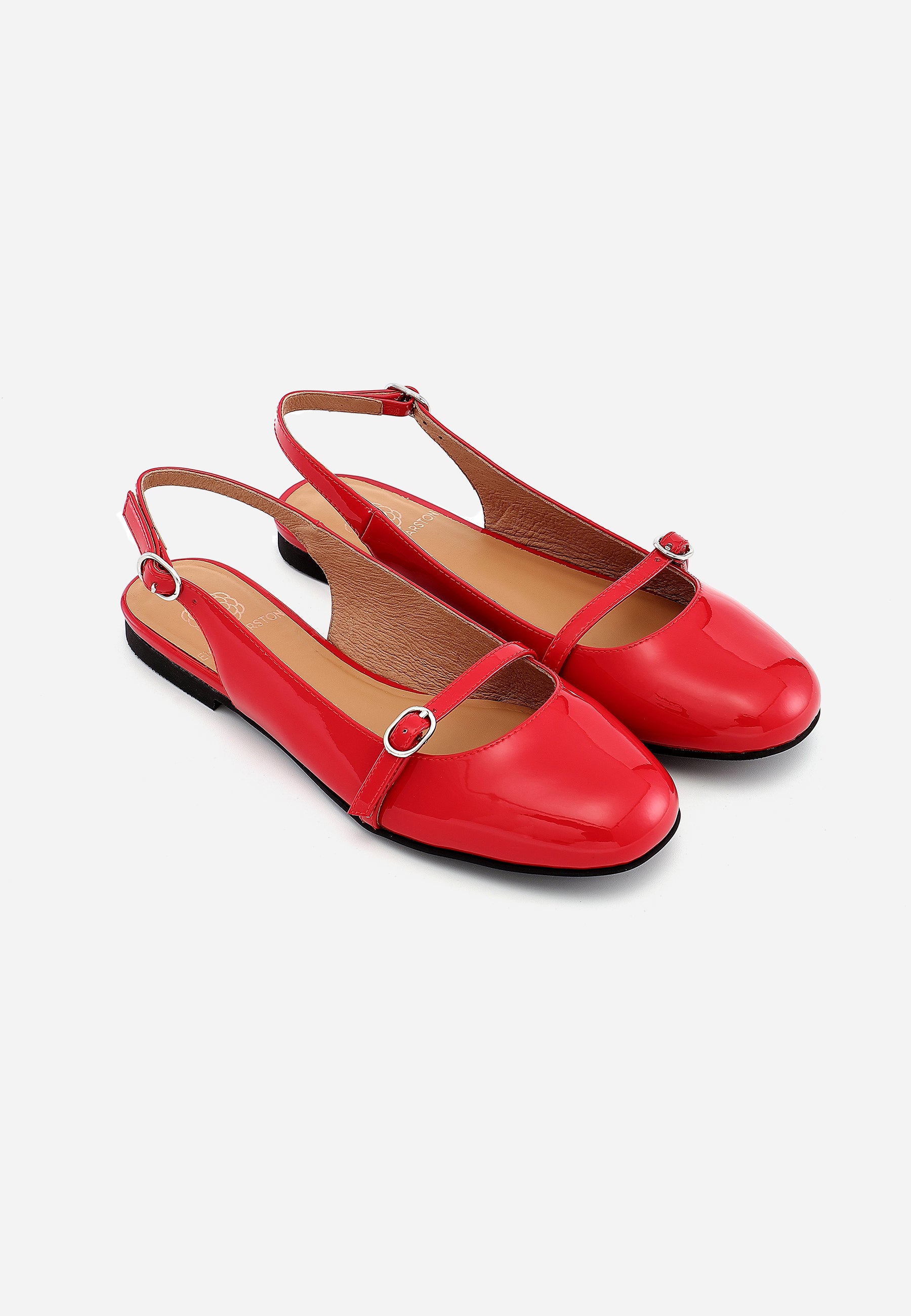 BALLERINES TIFFANY - VERNI ROUGE